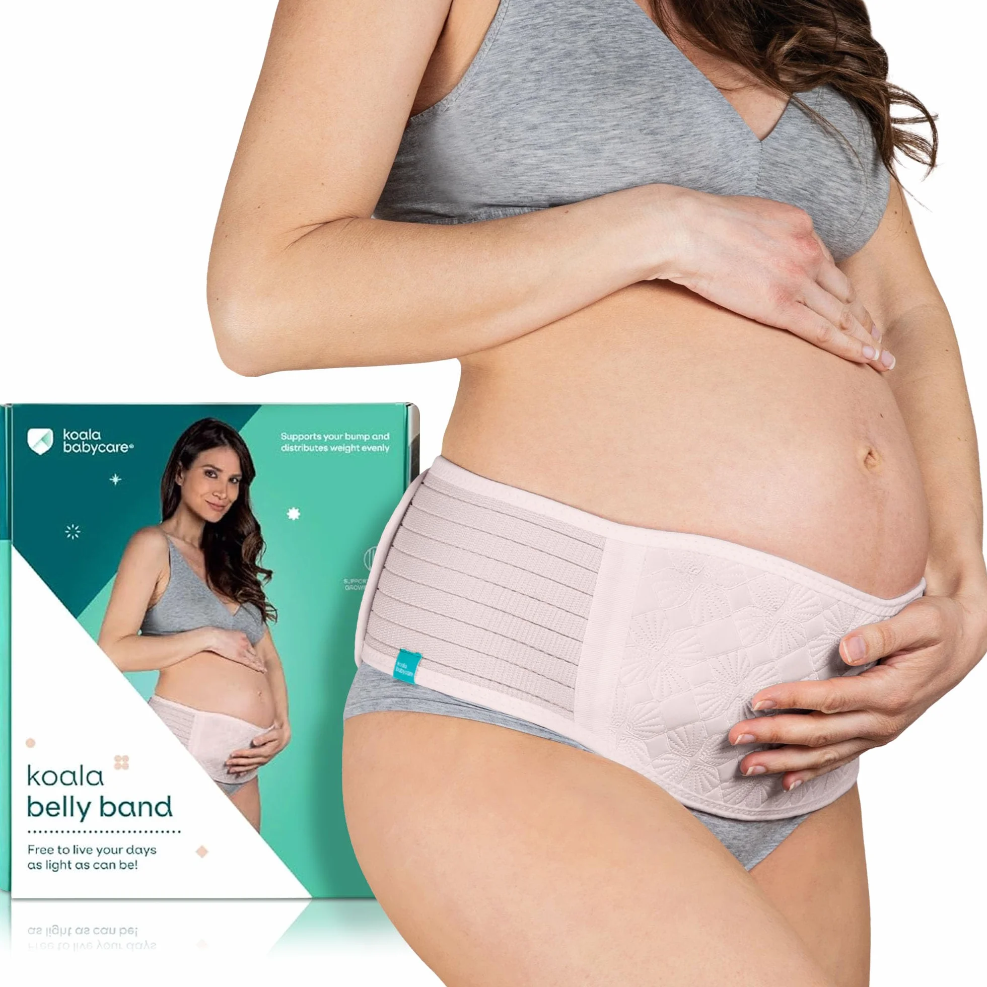 Koala Babycare - Pas podtrzymujący ciążę na pośladki i plecy - pas podtrzymujący ciążowy łagodzący ból i uczucie lekkości