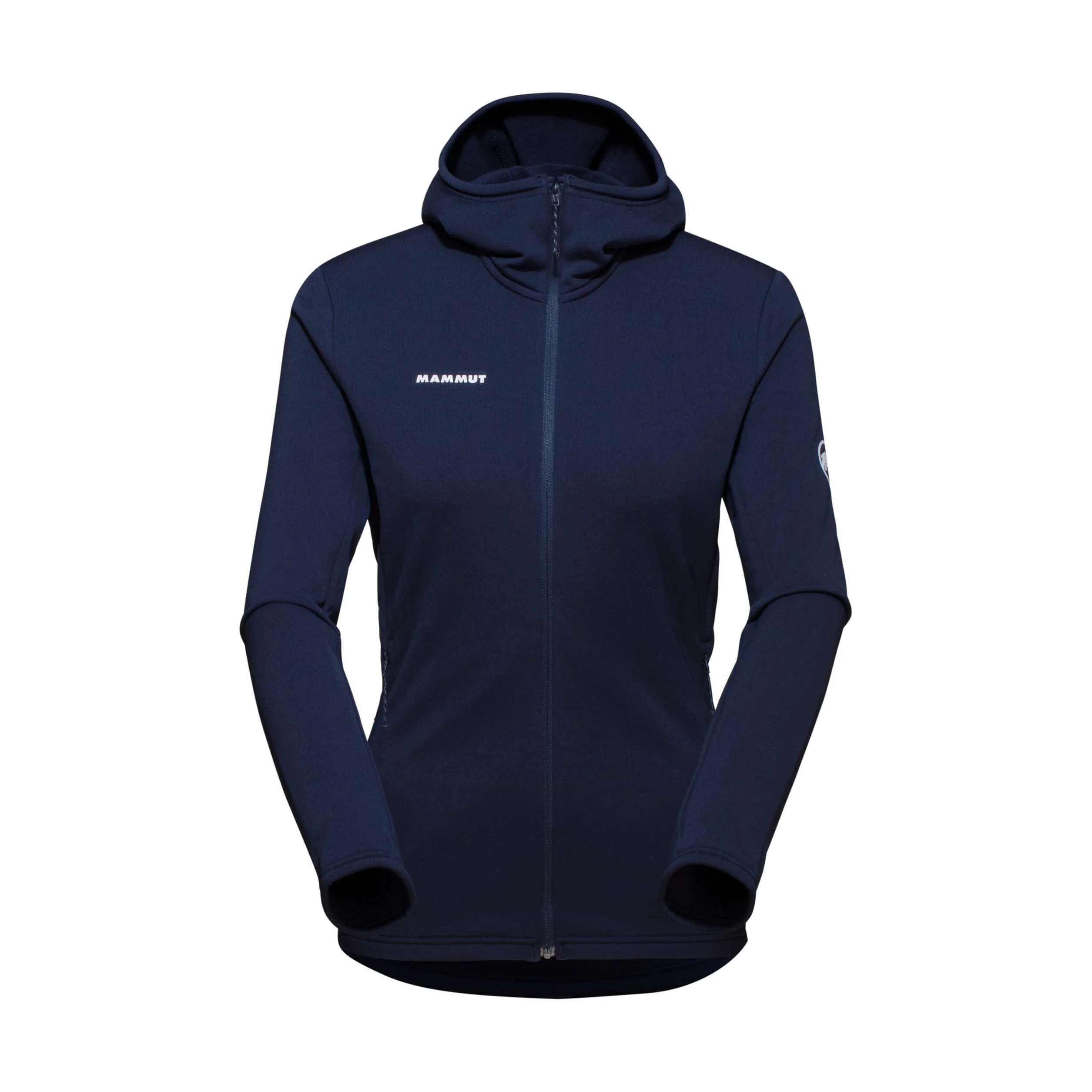 Mammut Aconcagua Light ML Hooded Jacket Women – Damska Bluza z Kapturem | Lekka i Polarowa | Marine, Rozmiar M