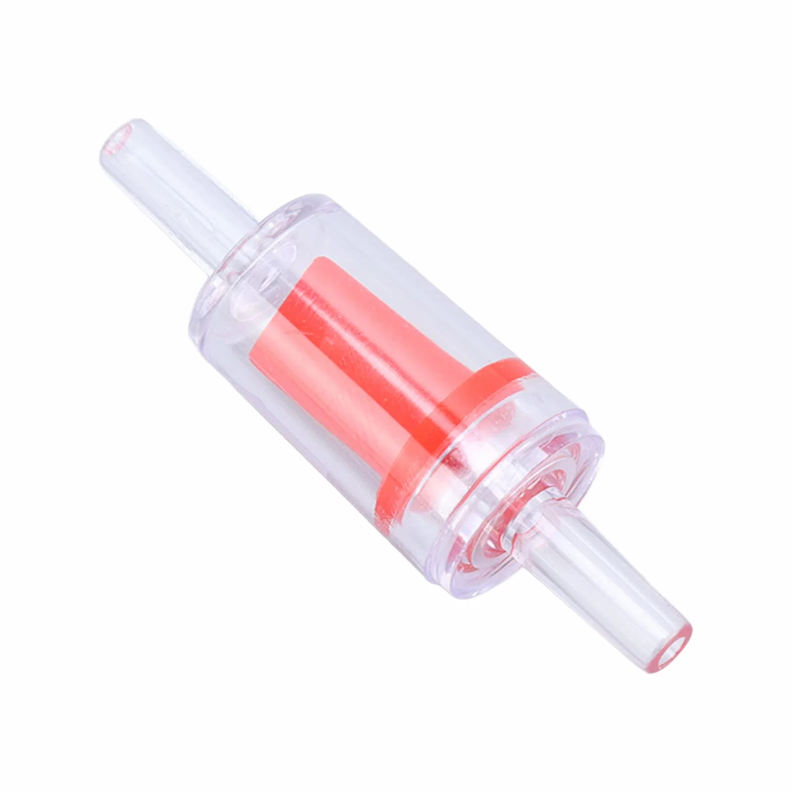 YUYTE 10pcs Zawór Kontrolny Akwarium w jedną stronę Zawór Zatrzymania 4 Mm Pp Pompa Powietrza Kontroli Wody dla Akwarium Zbiornika żywnościowego Medycyny Chemikalia (4mm czerwony)