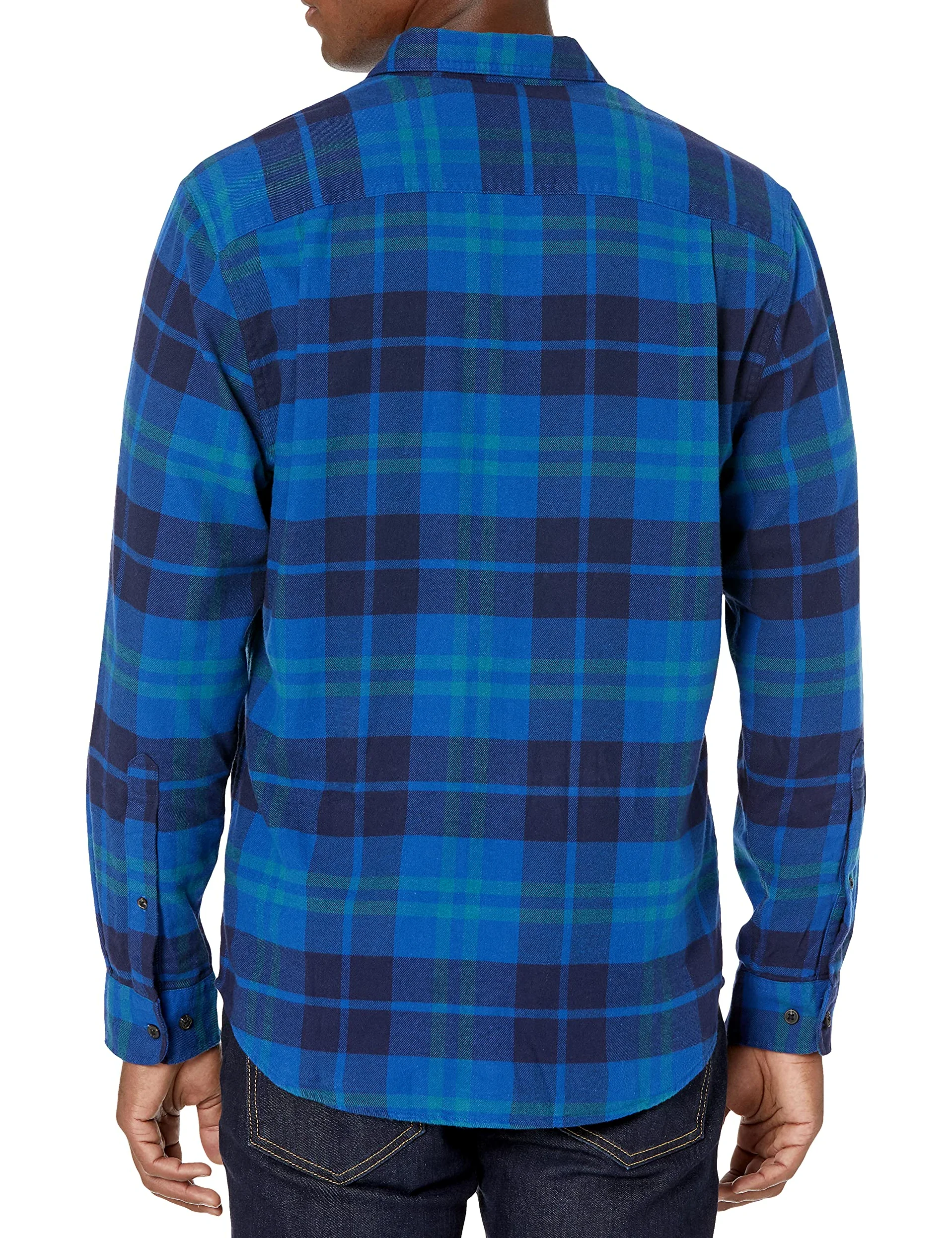 Amazon Essentials Mężczyźni Koszula flanelowa z długim rękawem (dostępna w wersjach Big i Tall)
