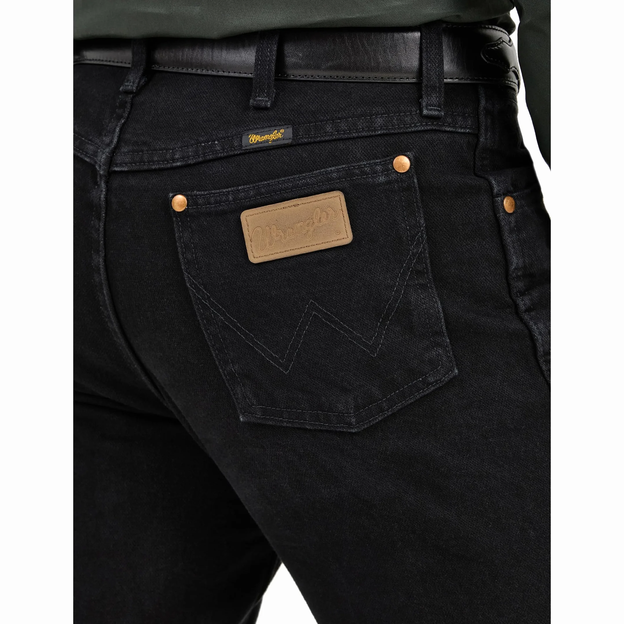 Wrangler 13MWZ Dżinsy Męskie Regular Bootcut Fit Prosta Nogawka