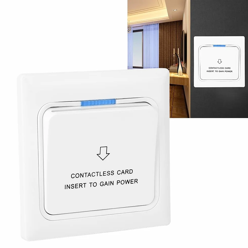 Power Key Card Sensor Panel Przełącznika Rozpoznawania Energii Elektrycznej Przenośny Trwały Włącznik światła do Oszczędzania Energii w Hotelu Domowym