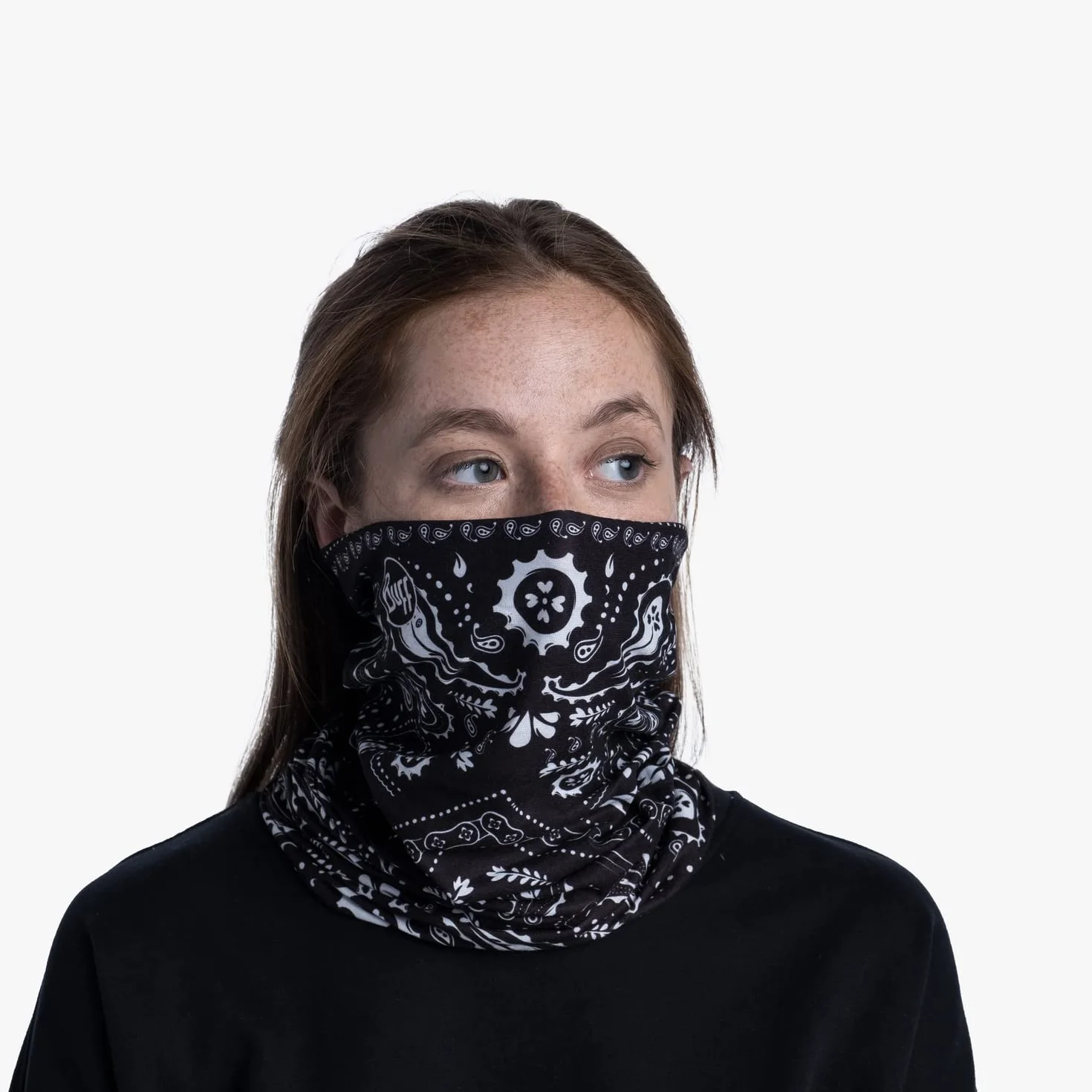 BUFF Chusta Wielofunkcyjna New CashmereKobiety/Mężczyźni - Made in Spain maska na twarz bandana opaska czoło Zima Jesień Wiosna Lato