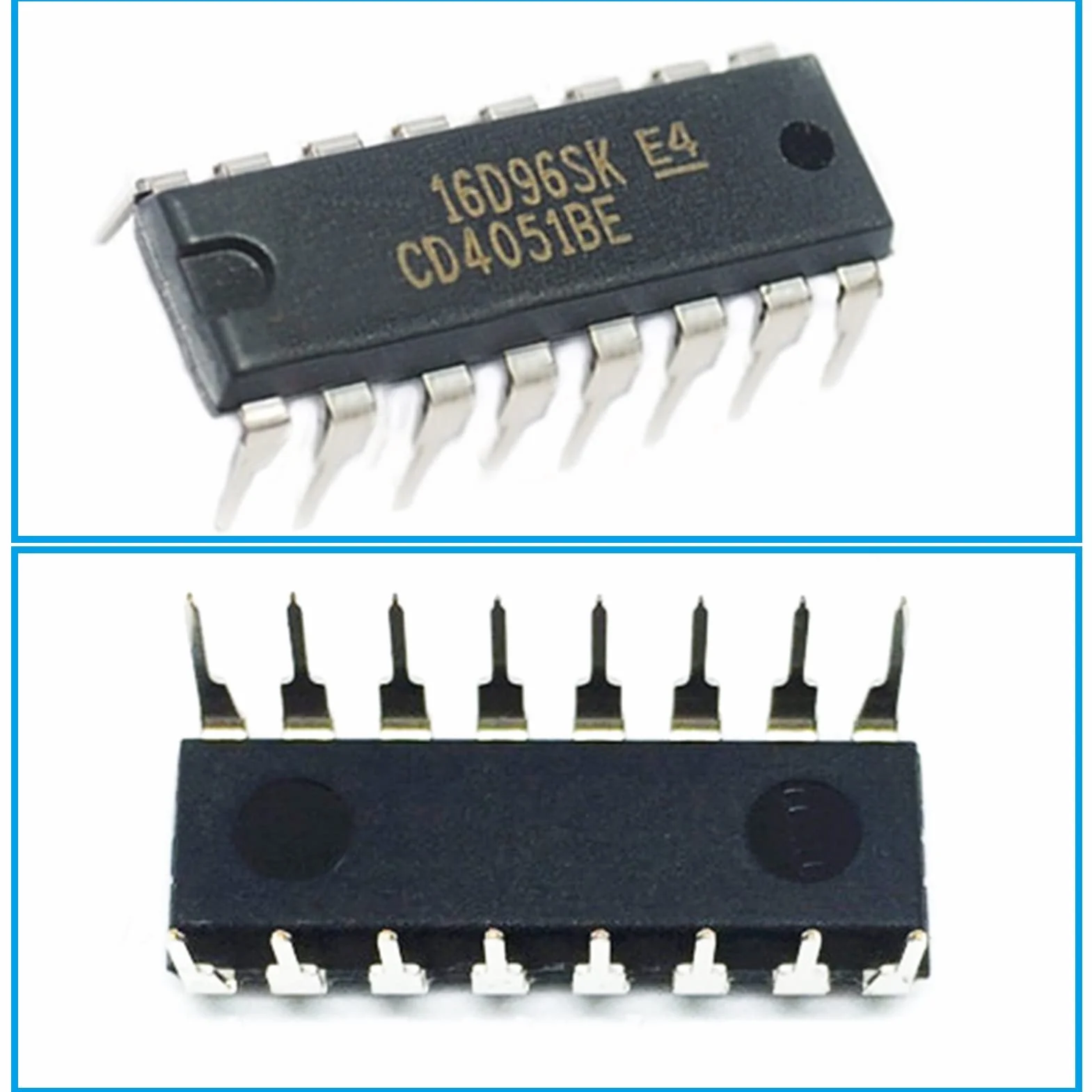 Jadeshay Chipset IC, 10 sztuk/partia CD4051BE Chipset IC Chipset Precyzyjne komponenty elektroniczne
