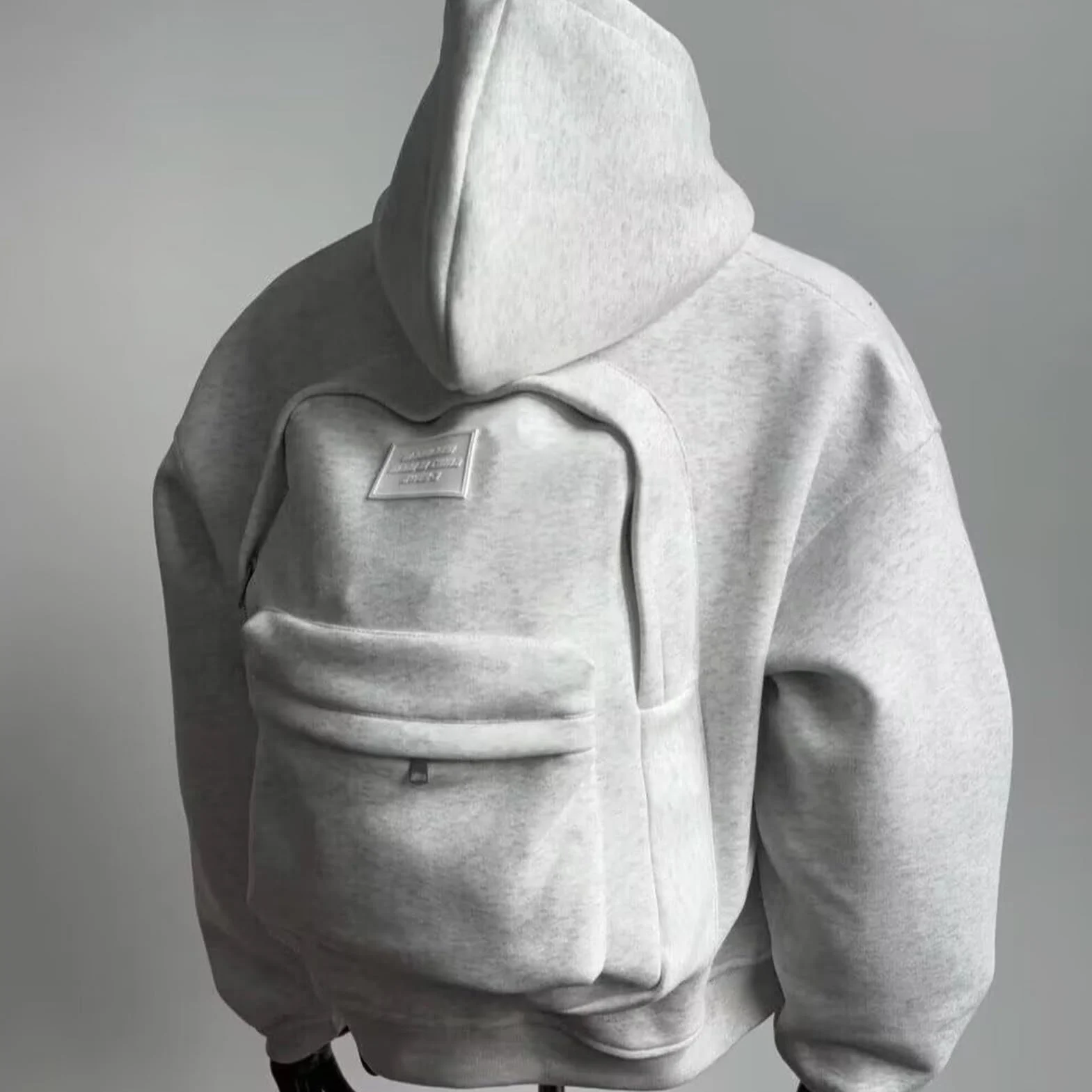 Męska bluza z kapturem z plecakiem, kreatywna, lekka, wygodna | bluza z kapturem z bardzo dużą kieszenią | na kampus, podróż, lifestyle, dojazdy do pracy, na zewnątrz, na co dzień, na wędrówki