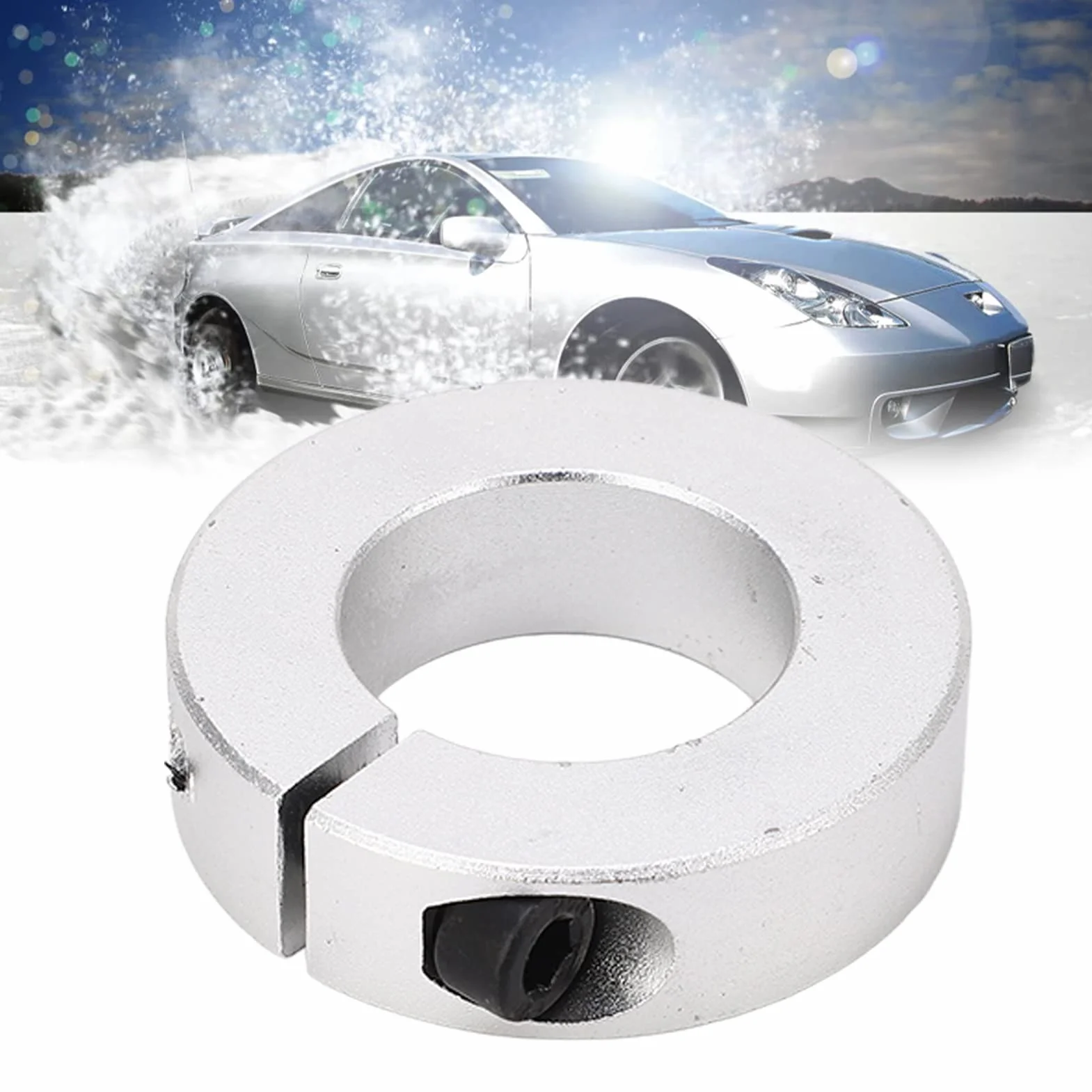 4 Sztuk Dzielony wał Kołnierz Mocujący śruba ze Stopu Aluminium Mocowanie Kołnierz Wału Zestaw 25mm 1in średnica Otworu Kołnierz Wału Zestaw DIY Projekt