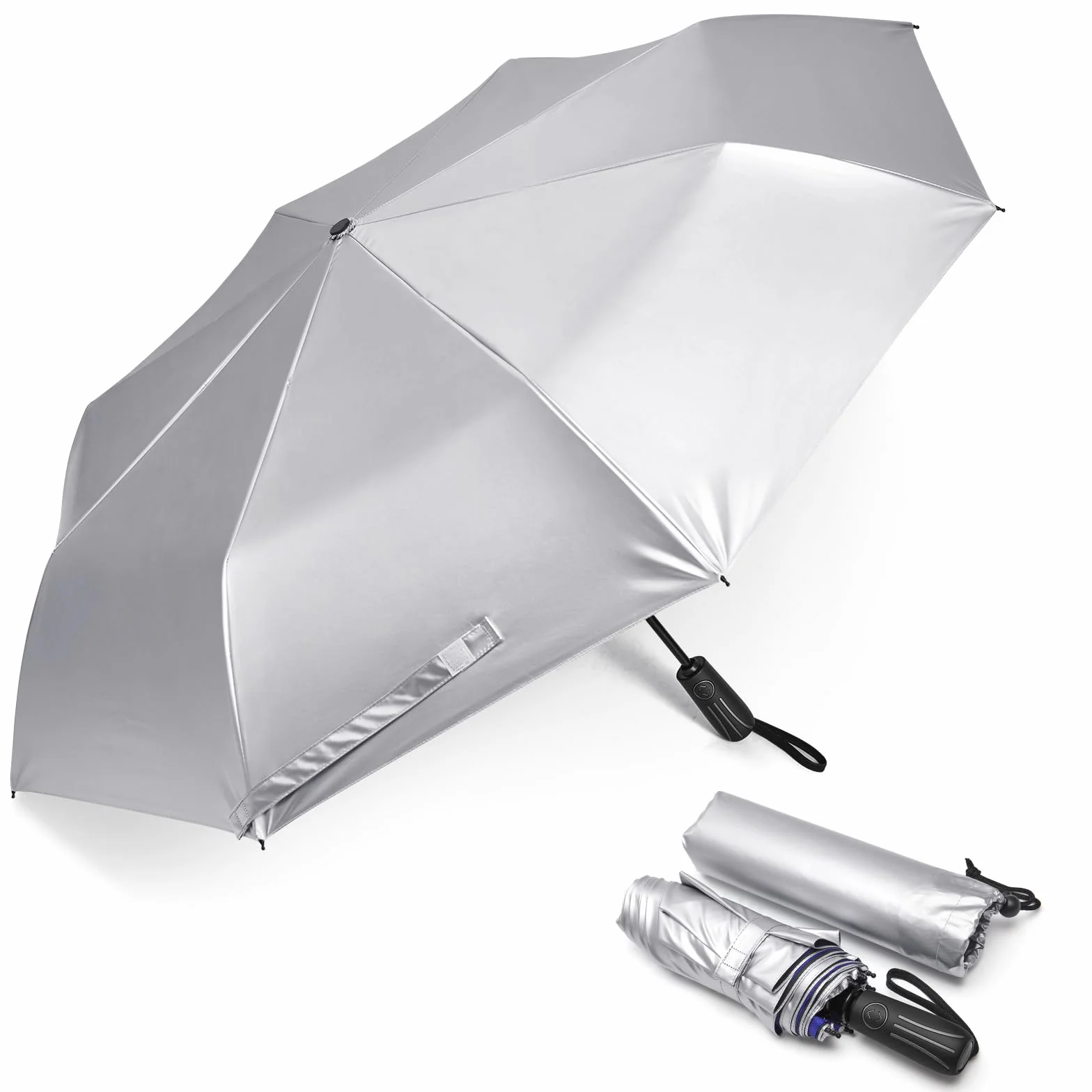 G4Free 116 cm podróżny składany parasol podwójny baldachim automatyczny