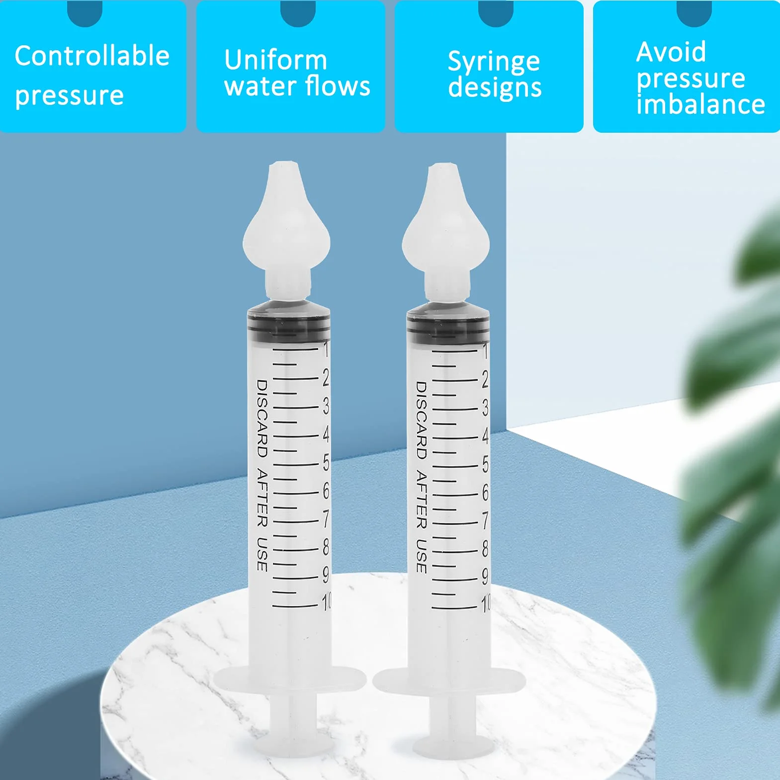 2 szt. 10 ml strzykawka do nosa silikonowy środek do czyszczenia nosa dla niemowląt Irygator do nosa strzykawka dla niemowląt aspirator do nosa dla niemowląt urządzenie do płukania nosa i płukania