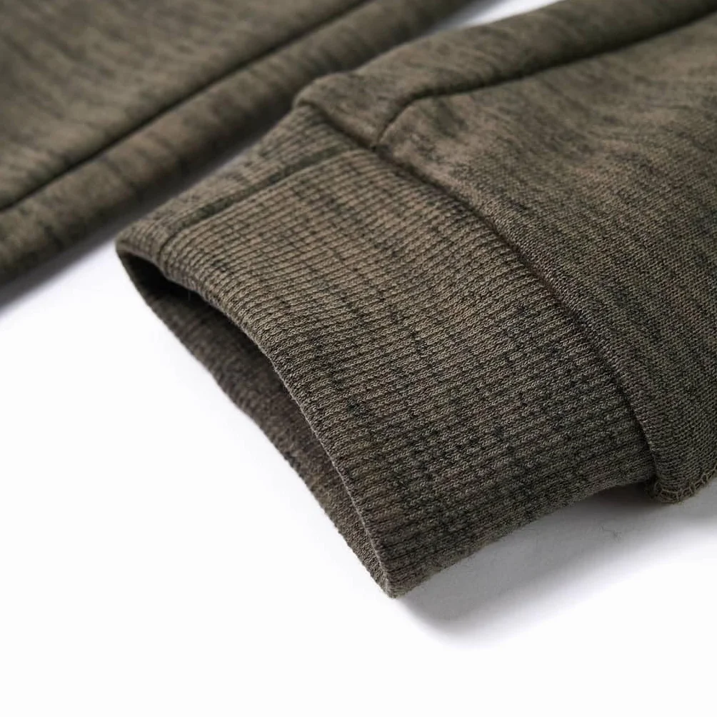 Dziecięce spodnie dresowe, khaki melanż, 128