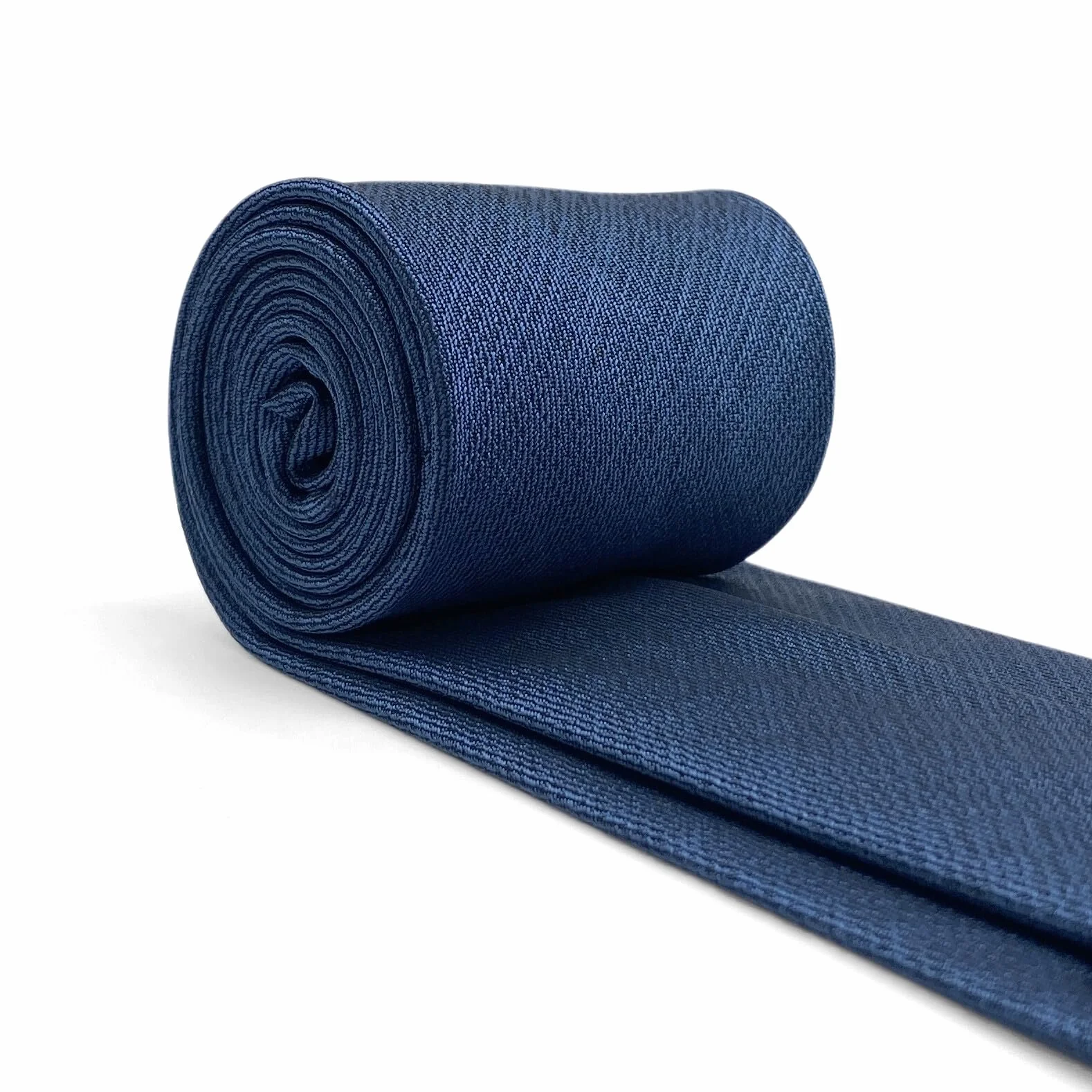 S&W SHLAX&WING Krawaty biznesowe Krawat męski Solid Blue Classic Extra Long XL Set