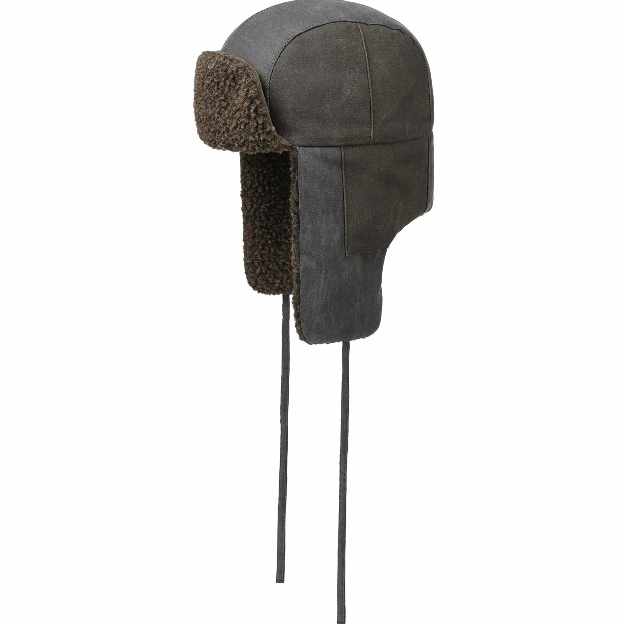 STETSON Fairbanks czapka pilotka gladka jednokolorowa z nausznikami Meski Jesien Zima