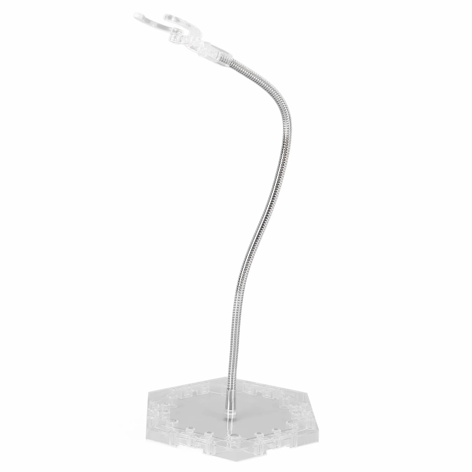 Stojak na figurki akcji, stojak na figurki ze stali nierdzewnej ABS dla lalek 15 cm, stabilny stojak podtrzymujący z przezroczystą konstrukcją, idealny do figurek i modeli Stop Motion