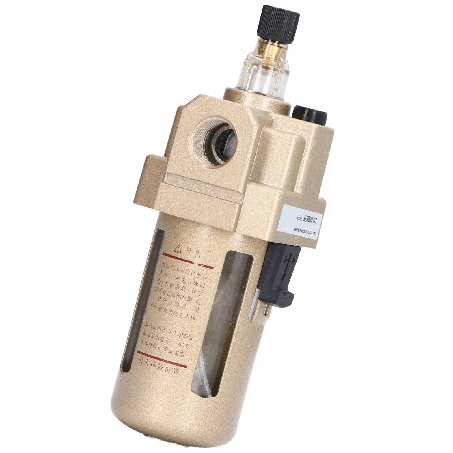 Separator oleju wodnego pneumatyczny Regulator ciśnienia powietrza smarownica G3/8 0,05-1Mpa