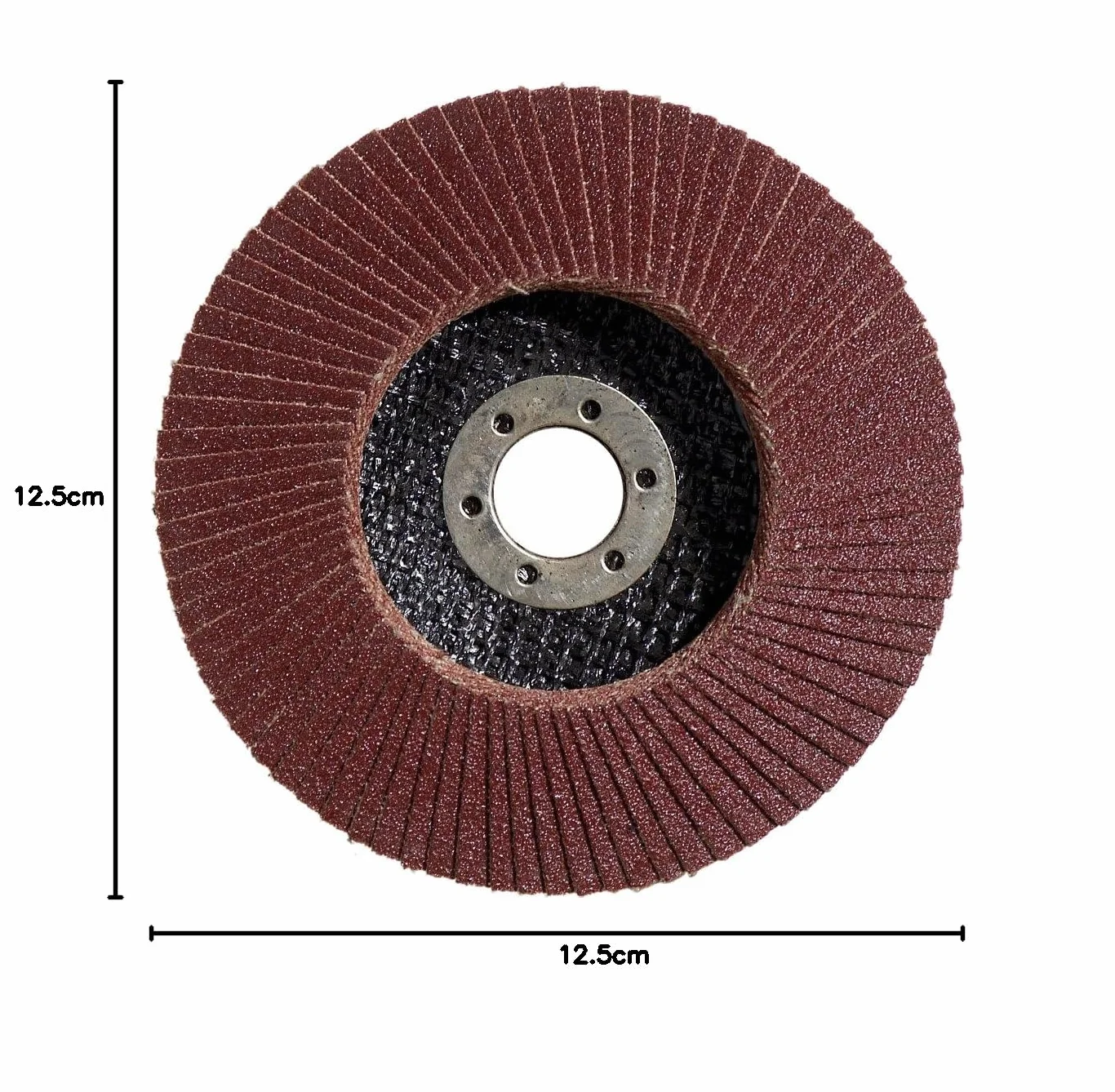Bosch Accessories 2608603656 tarcza szlifierska wachlarzowa X431 standardowa do metalu 125 x 22,23 mm, wielokolorowa, 2608603658 rozm. 80