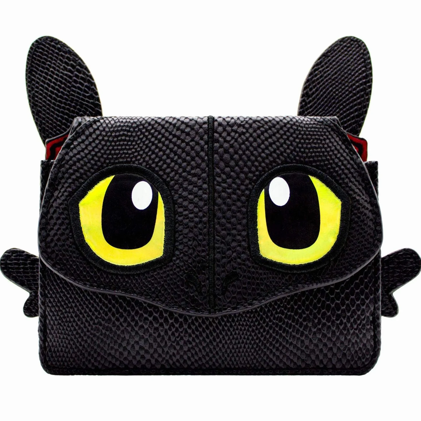 How to Train Your Dragon Toothless Torebka z Kieszonką Na Monety na Zamek & Posiadaczem Karty, Czarny