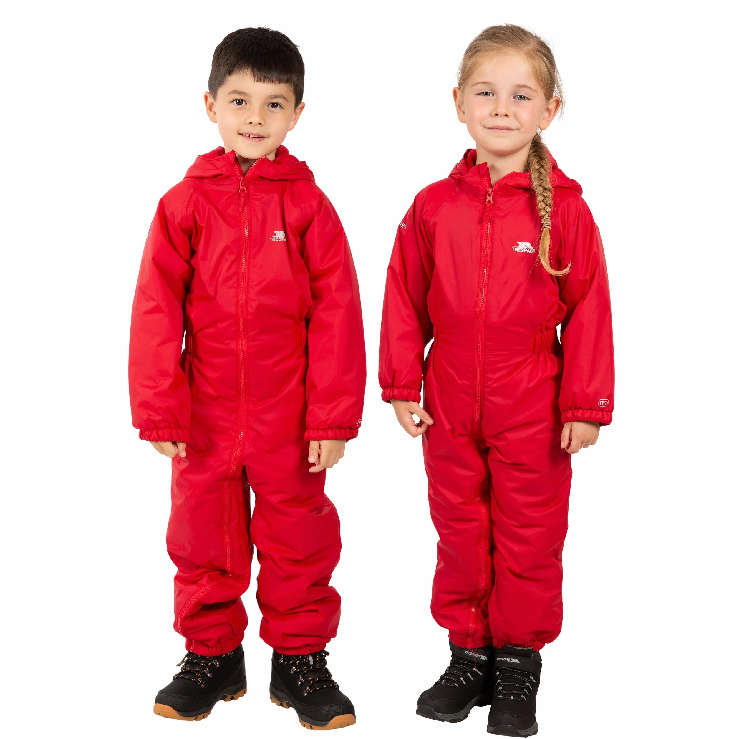 Trespass Unisex Dripdrop wodoszczelny kombinezon przeciwdeszczowy z kapturem