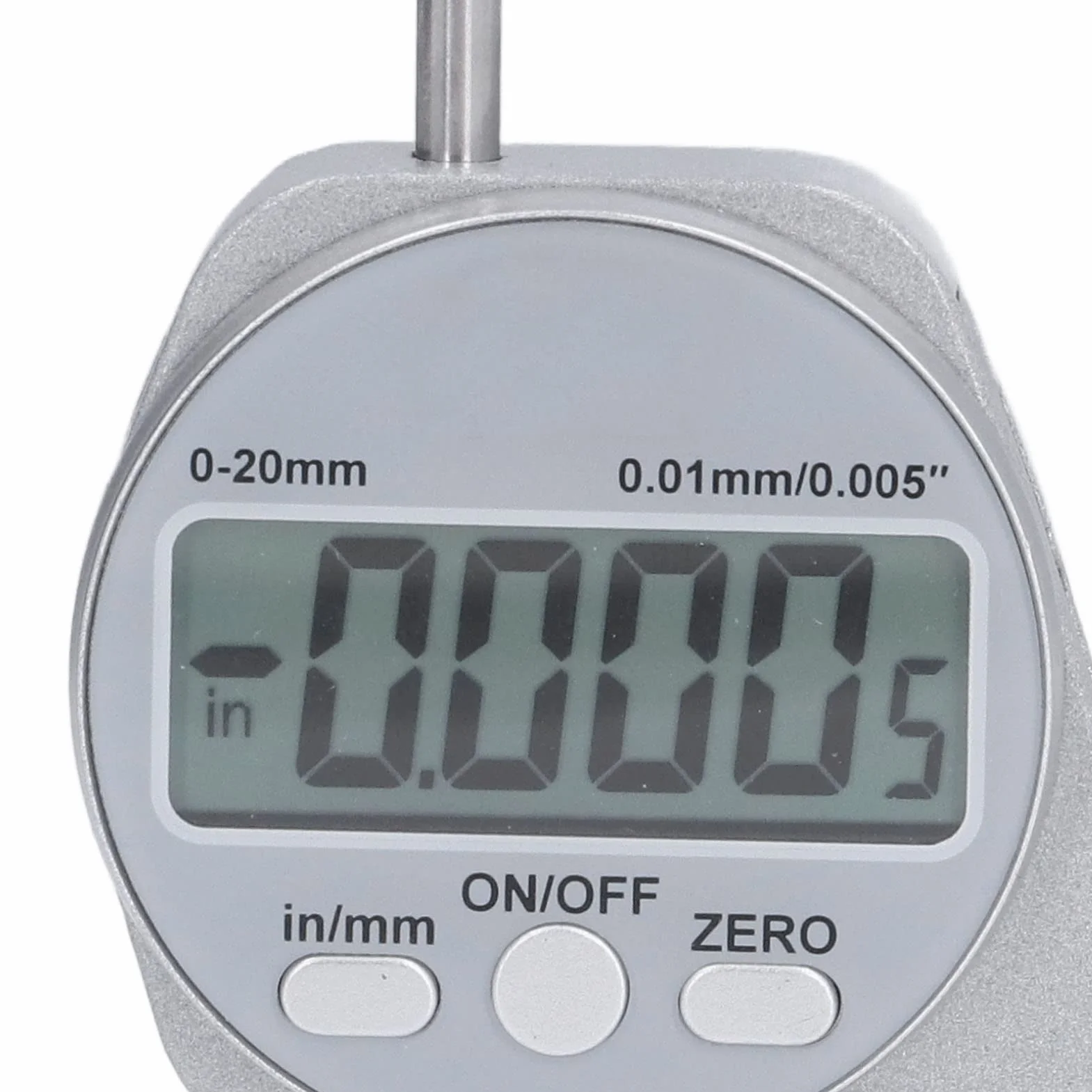 GrubośCiomierz Cyfrowy, GrubośCiomierz do Metalu Elektroniczny Suwmiarka GrubośCiomierza Zakres 0-20mm z Cyfrowym WyśWietlaczem LCD
