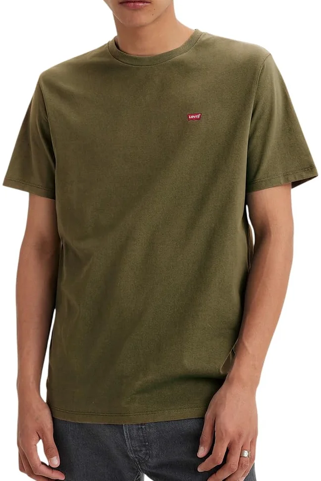 Levi's Mężczyźni Ss Original Housemark Tee T-Shirt, Olive Night, L
