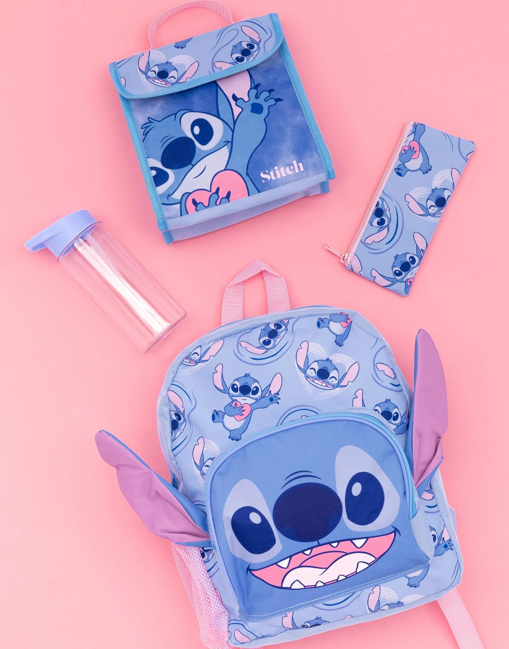 Disney Lilo i Stitch 4-częściowy plecak 3D z postaciami dla dzieci