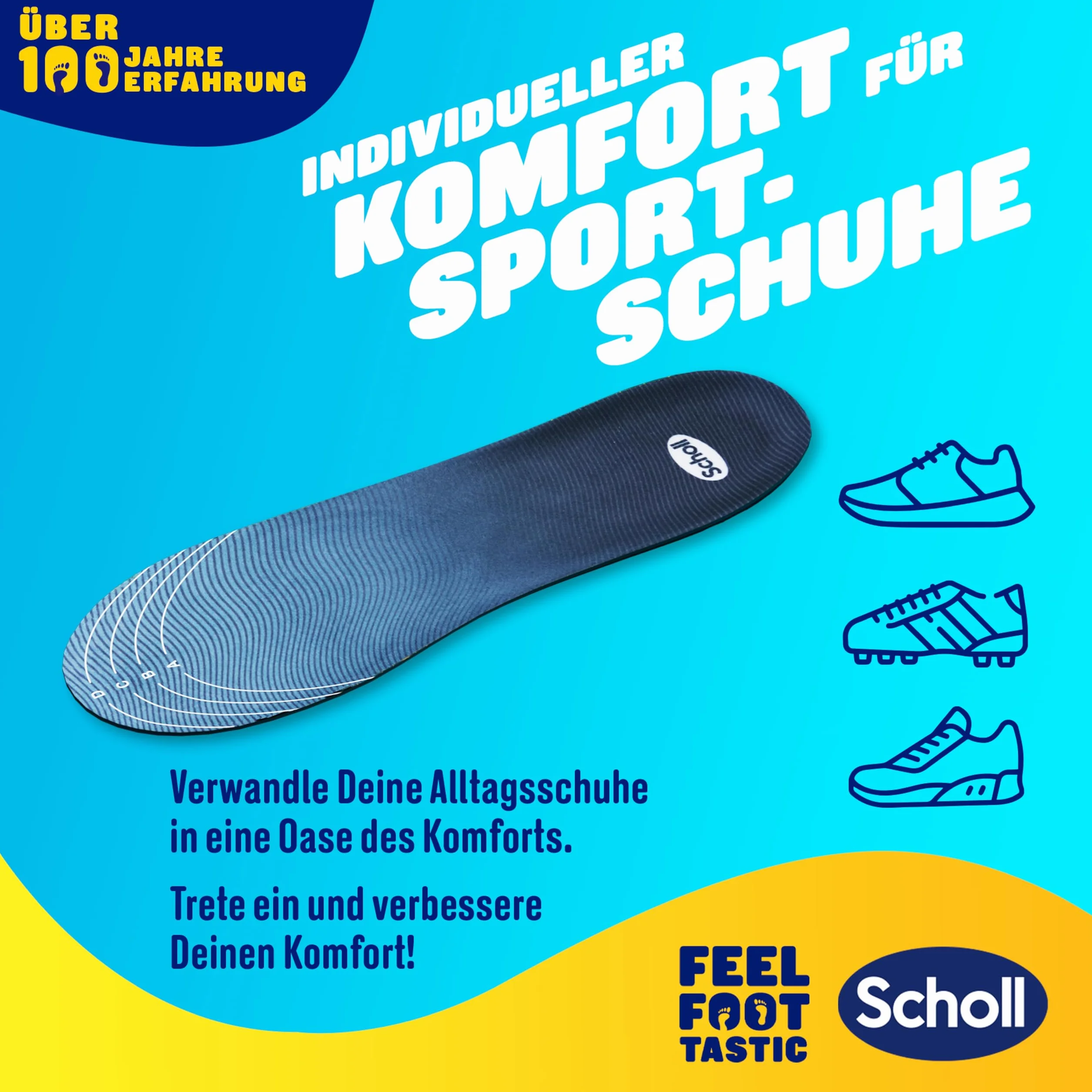 Scholl GelActiv sportowe wkładki dla kobiet, wygodne wkładki do butów do biegania przez cały dzień dla świeżych i chłodnych stóp, super amortyzacja uderzeń i amortyzacja z technologią GelWave, rozmiar