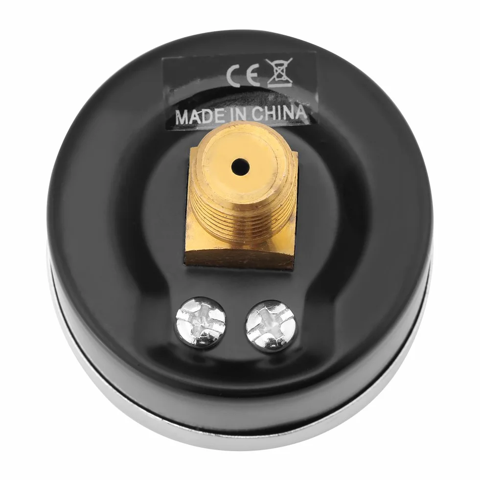 Luftdruckmesser, 0-60 psi 0-4 bar 1/8"BSPT Manometer Manometer für Wasser Luft Öl Messgerät