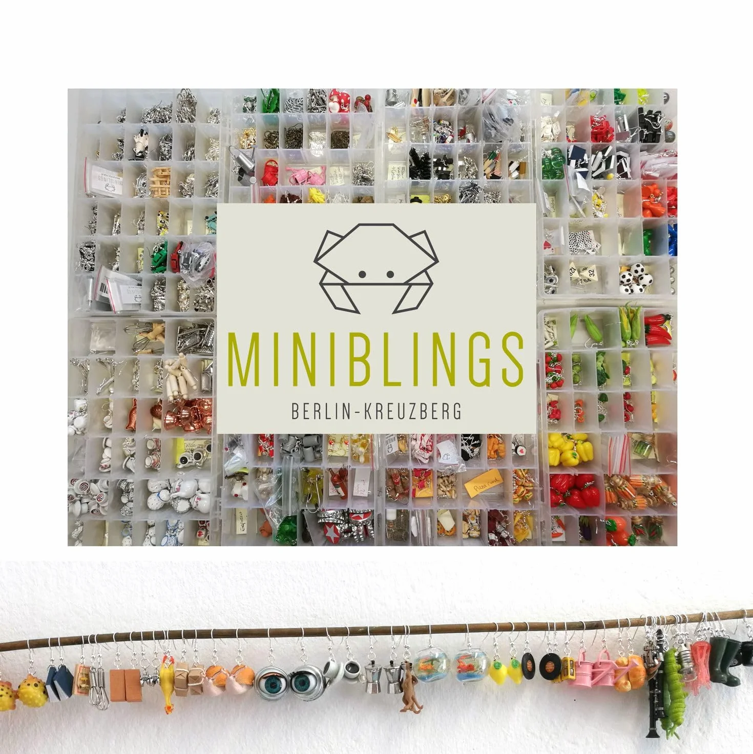 Miniblings Kolczyki do sushi maki ryby jedzenie japońskie Azja 7 — ręcznie robiona modna biżuteria do uszu, 6mm, glina polimerowa