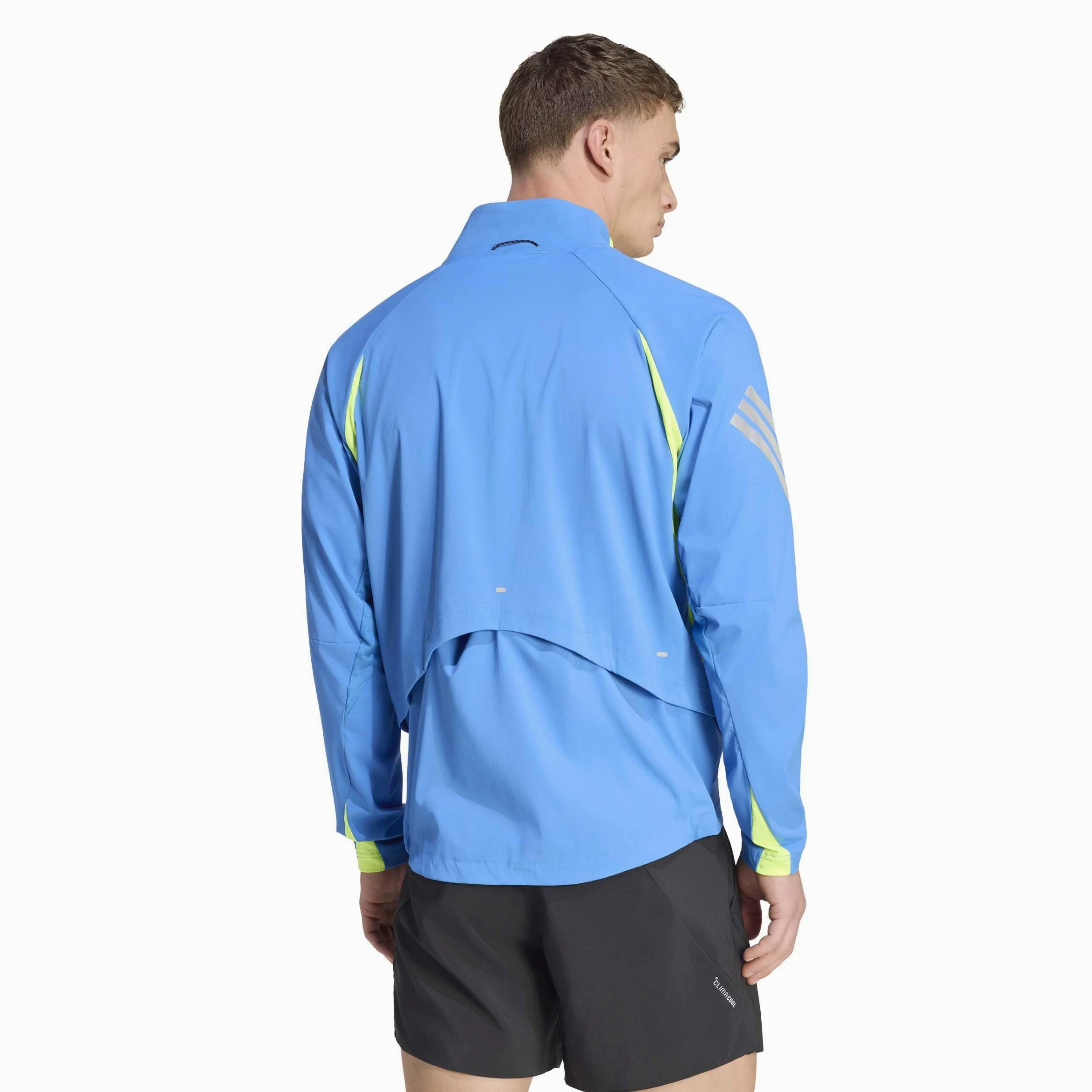 adidas heren ADI365 Running Iconic Formotion Jacket, ray blue, L