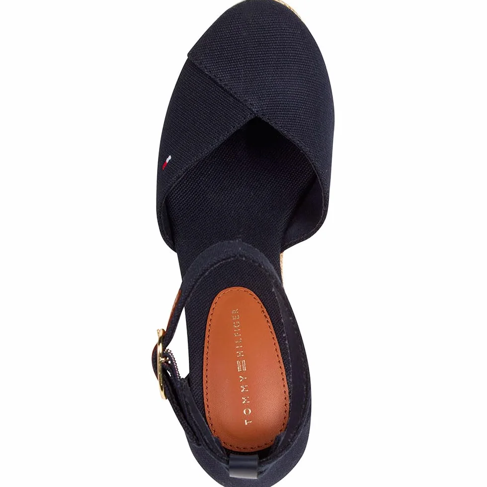 Tommy Hilfiger Kobiety Flag High Wedge Espad Closed ToeEspadryle na koturnie