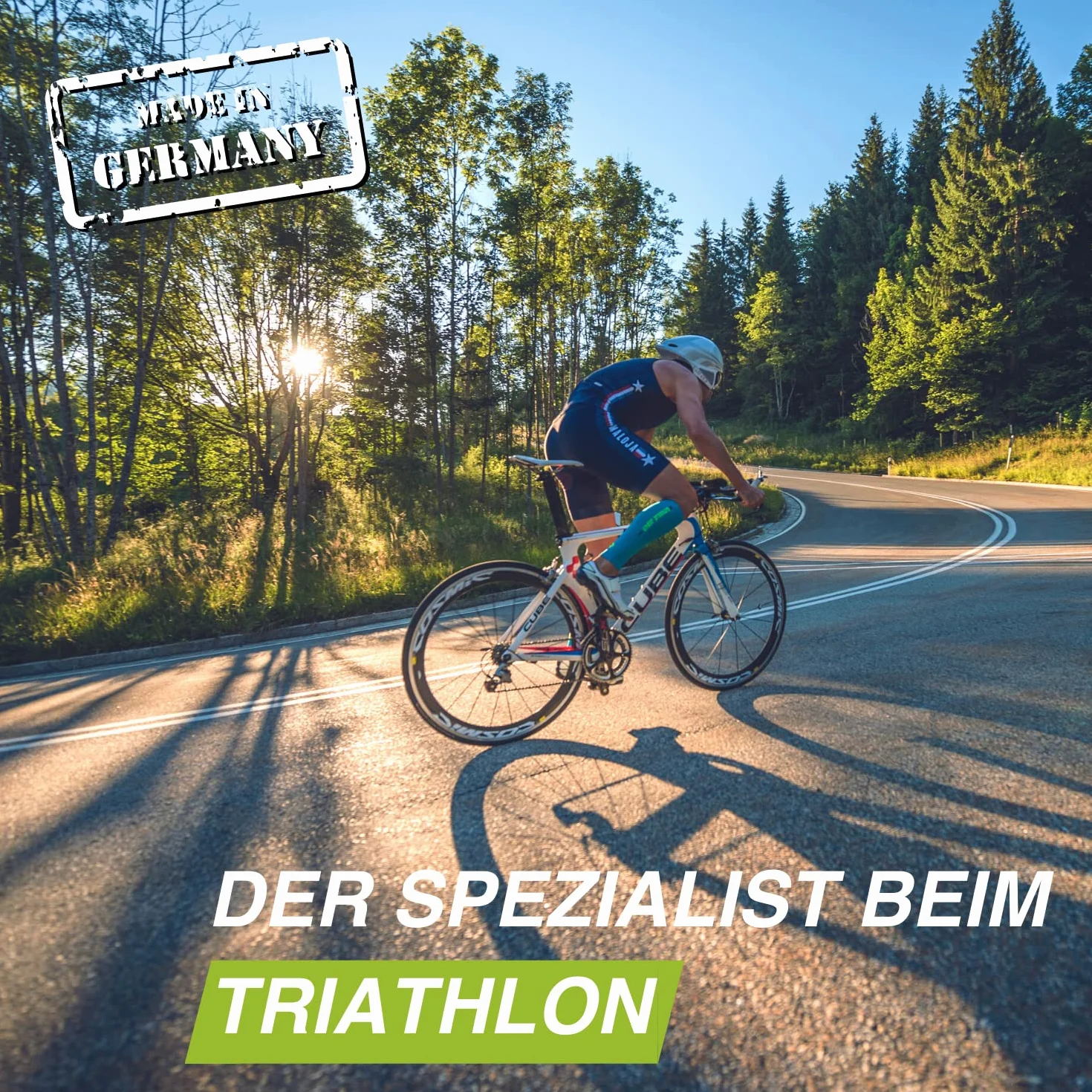Sportowe skarpety kompresyjne "Under Pressure" (kompr: 20 – 22 mmHg) – najwyższa jakość, wyprodukowano w Niemczech.