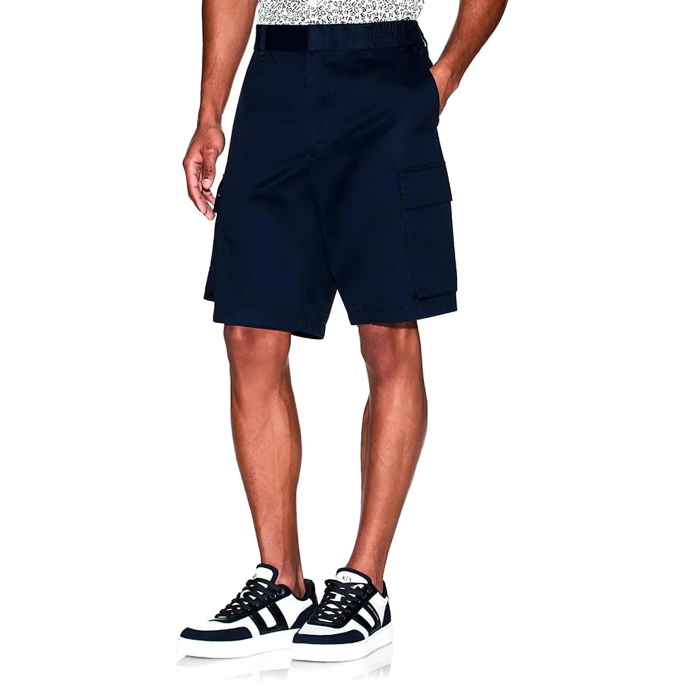Armani Exchange Urban Style Back Logo - spodenki cargo Mężczyźni