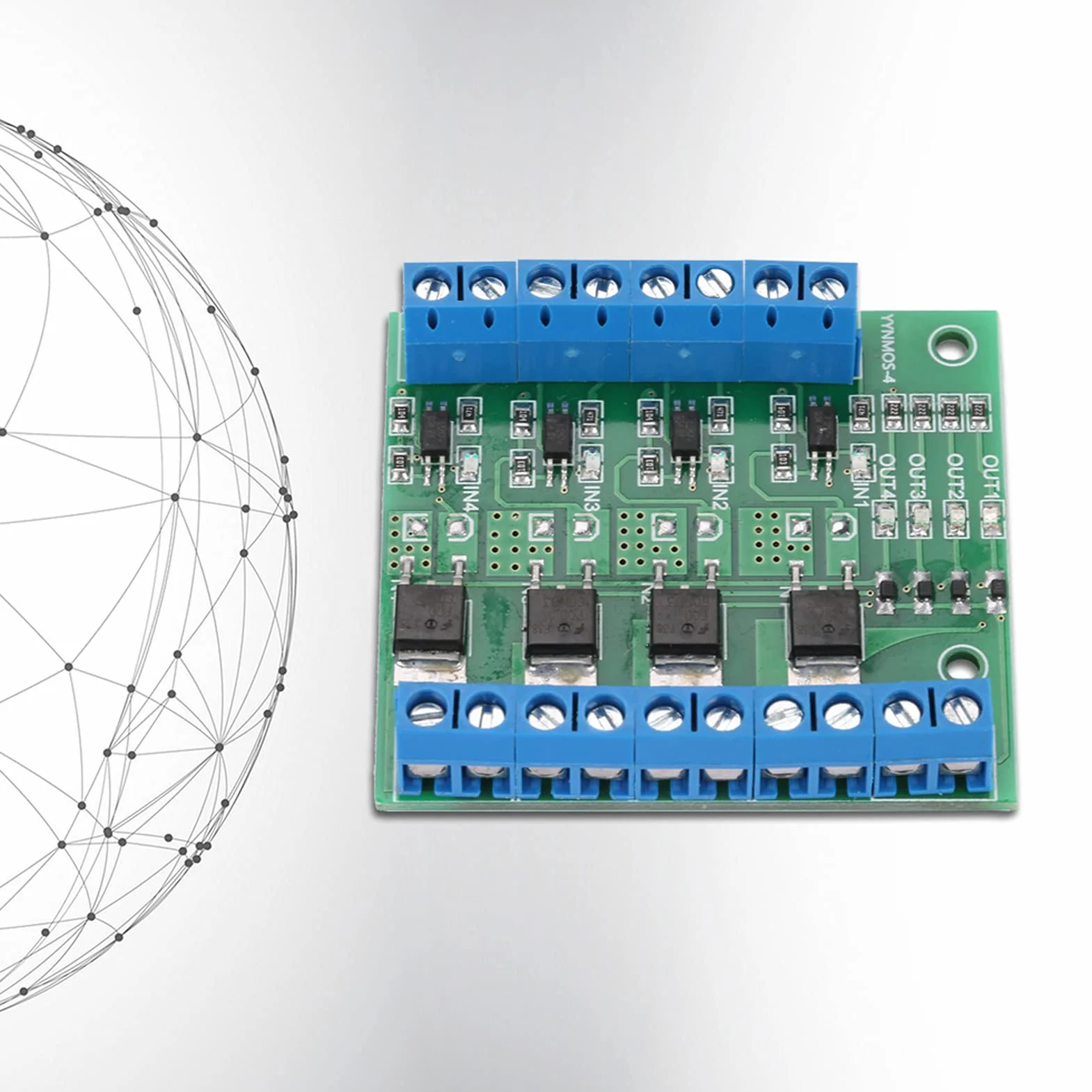 Pwm Fet Mosfet 3 4 Kanałowy Pwm 4 Kanałowy moduł Mos Fet Płytka Wzmacniacza Płytka Sterownik Moduł 3 20V do 3,7 27Vdc 10A
