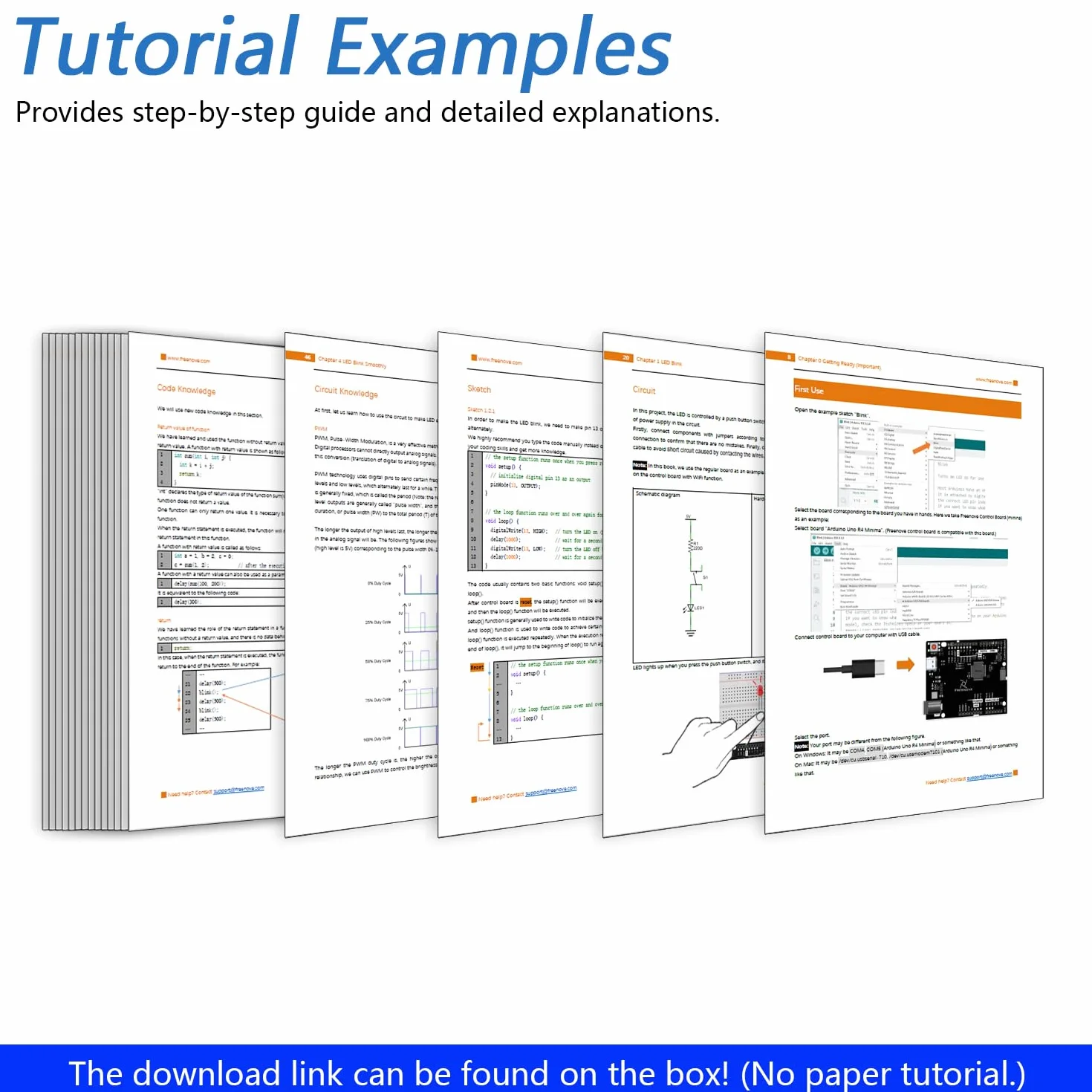 Freenove Ultimate Starter Kit with Board V5 Rev4 Mini (Compatible with Arduino IDE), Arm Cortex-M4 Microcontroller, 399-Page Detailed Tutorial, 220 Items, 78 Projects