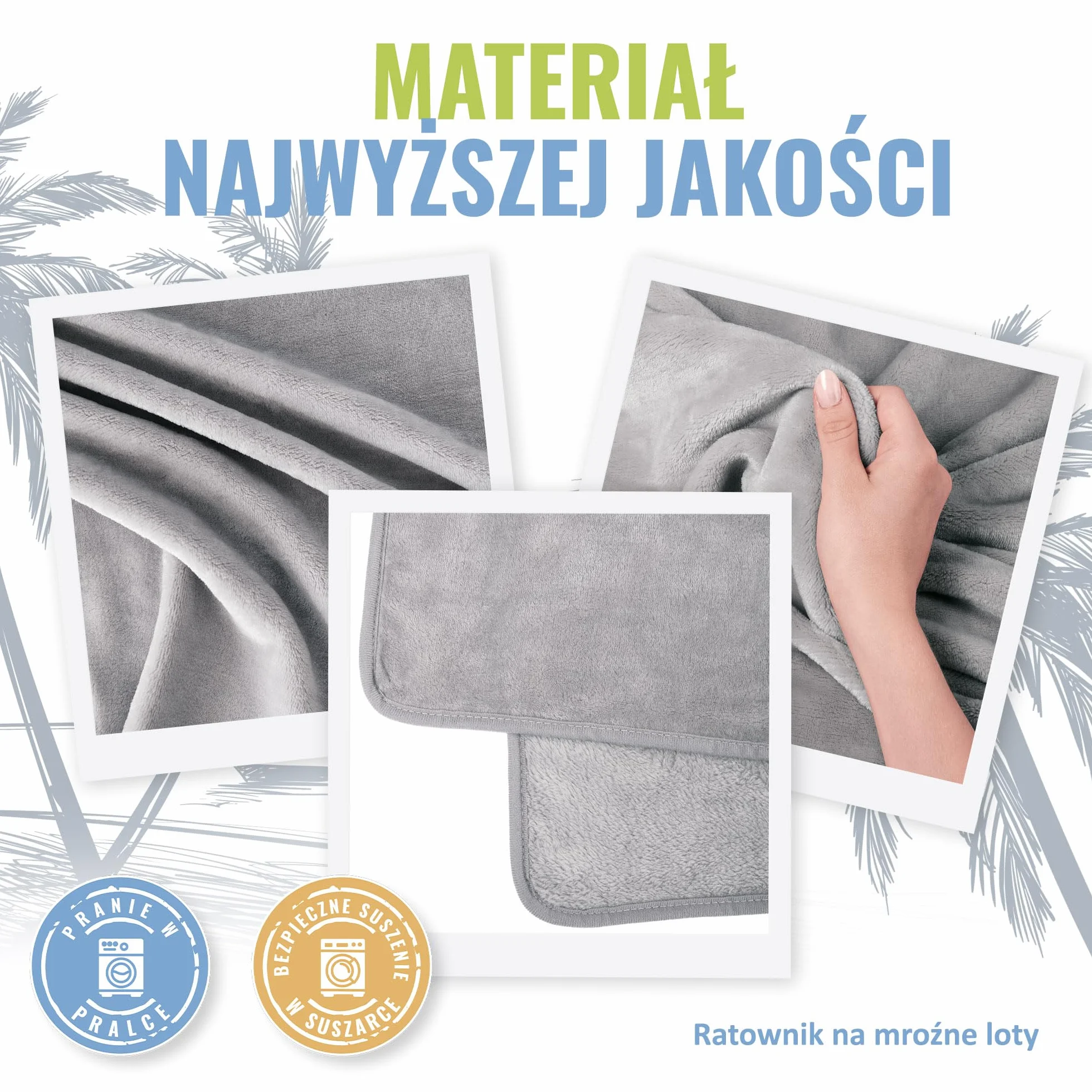 BOACAY Miękki i Ciepły Koc Podróżny do Samolotu i Samochodu - Niezbędnik Długiego Lotu dla Kobiet, Mężczyzn, Dzieci - Poduszka Kompaktowa z Rękawem na Bagaż i Klipem na Plecaka
