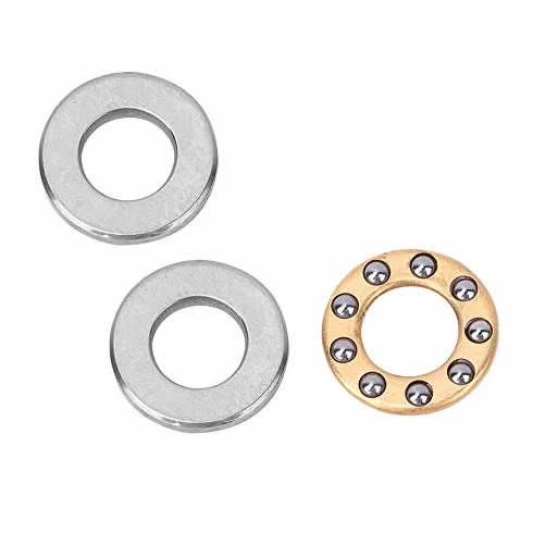 10 sztuk łożysko kulkowe wzdłużne stalowe miniaturowe łożysko płaskie o wysokiej precyzji zestaw łożysk kulkowych wzdłużnych samolotu (F5-10M 5 * 10 * 4mm), łożysko blokujące poduszkę