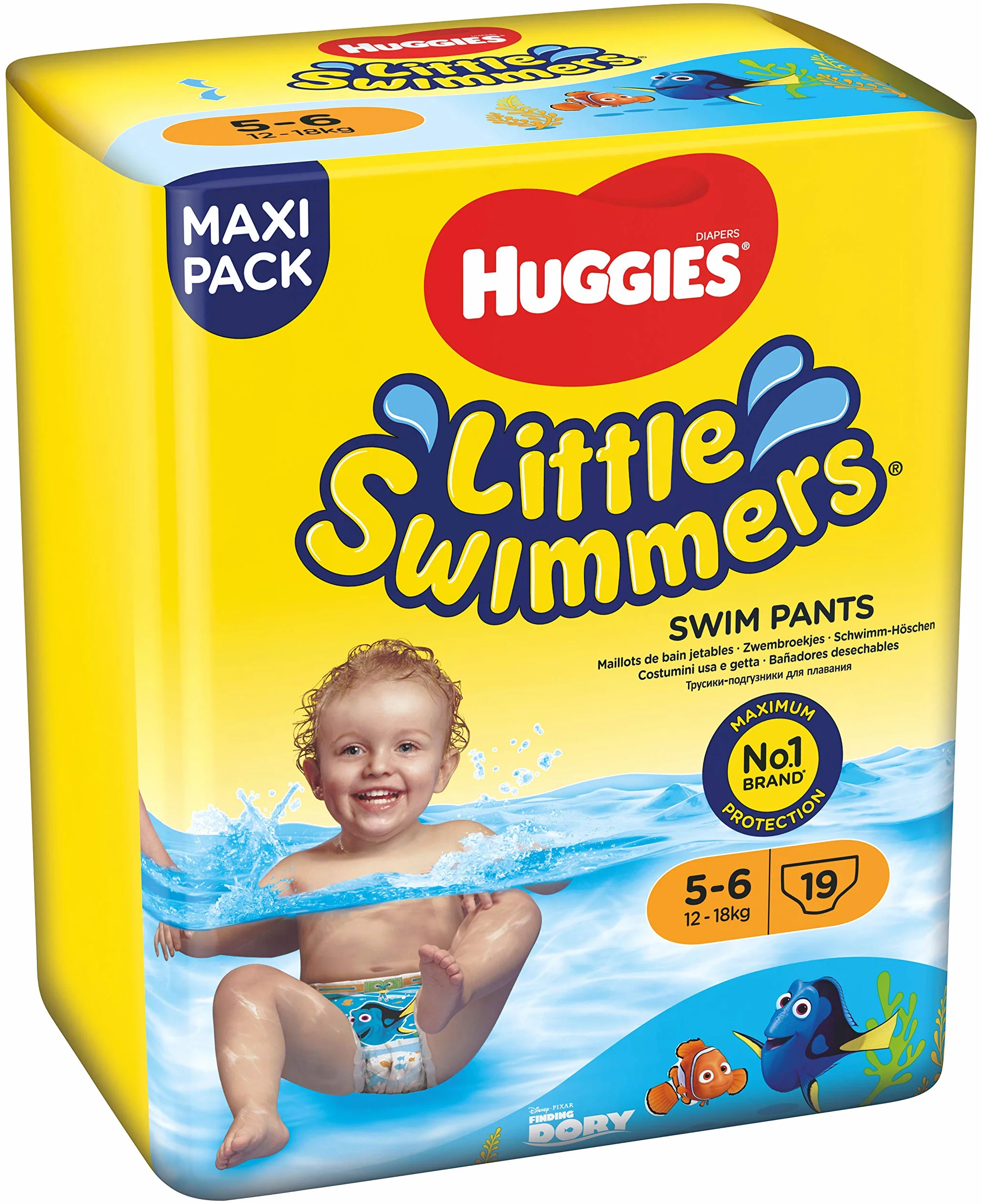 Huggies Little Swimmers Pieluchy do Pływania, Rozmiar 5-6