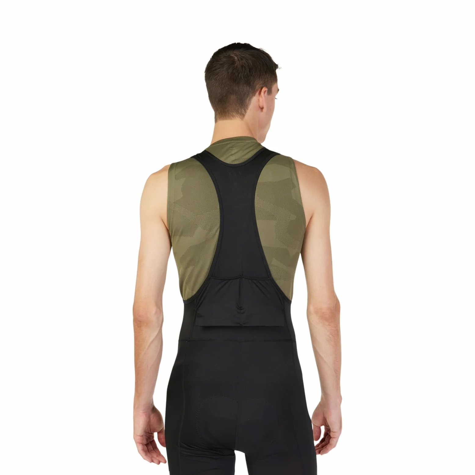 Fox Racing Męskie spodenki Tecbase na szelkach, czarne, XL, Czarny, XL