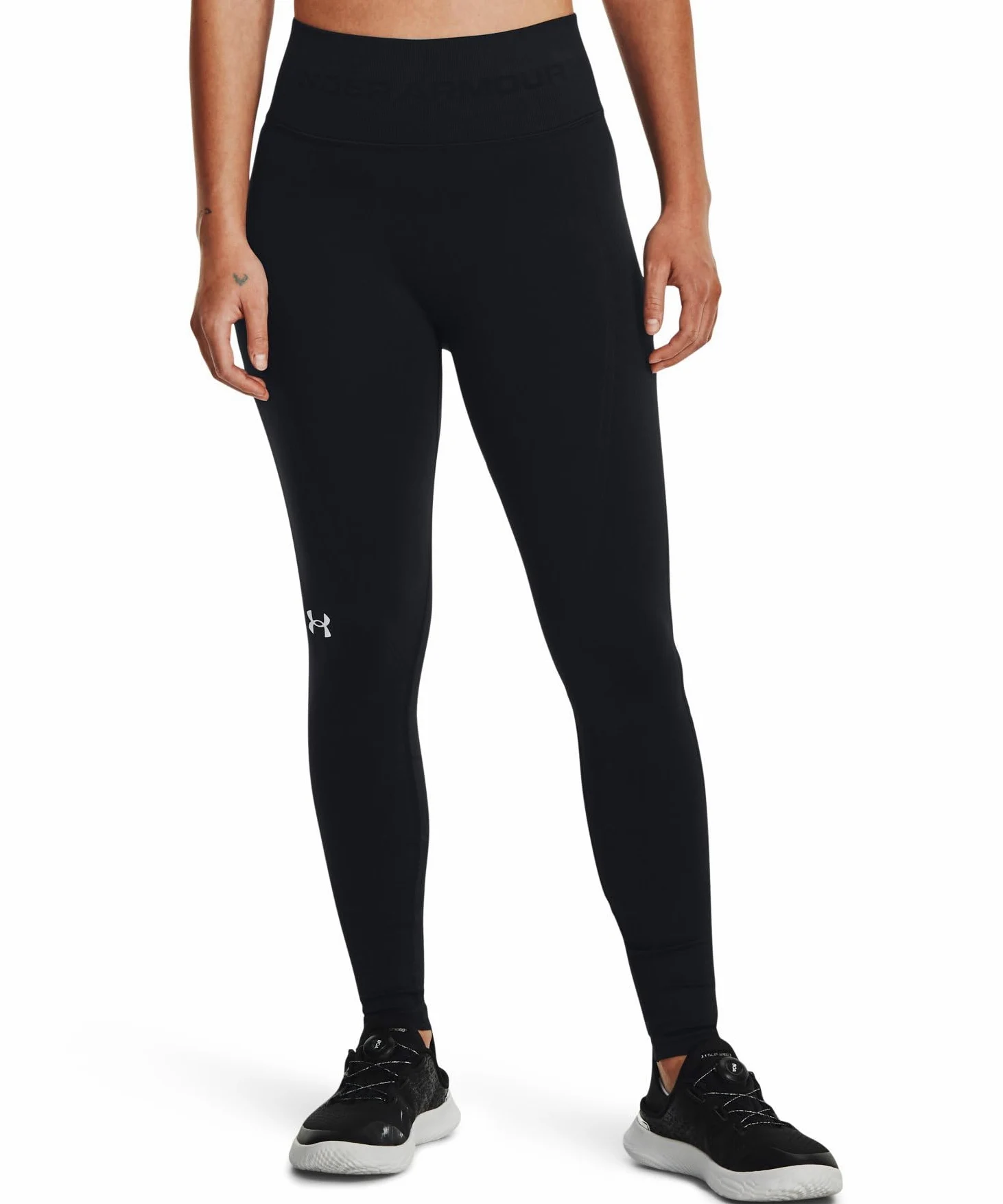 Legginsy treningowe Under Armour Train czarne gładkie