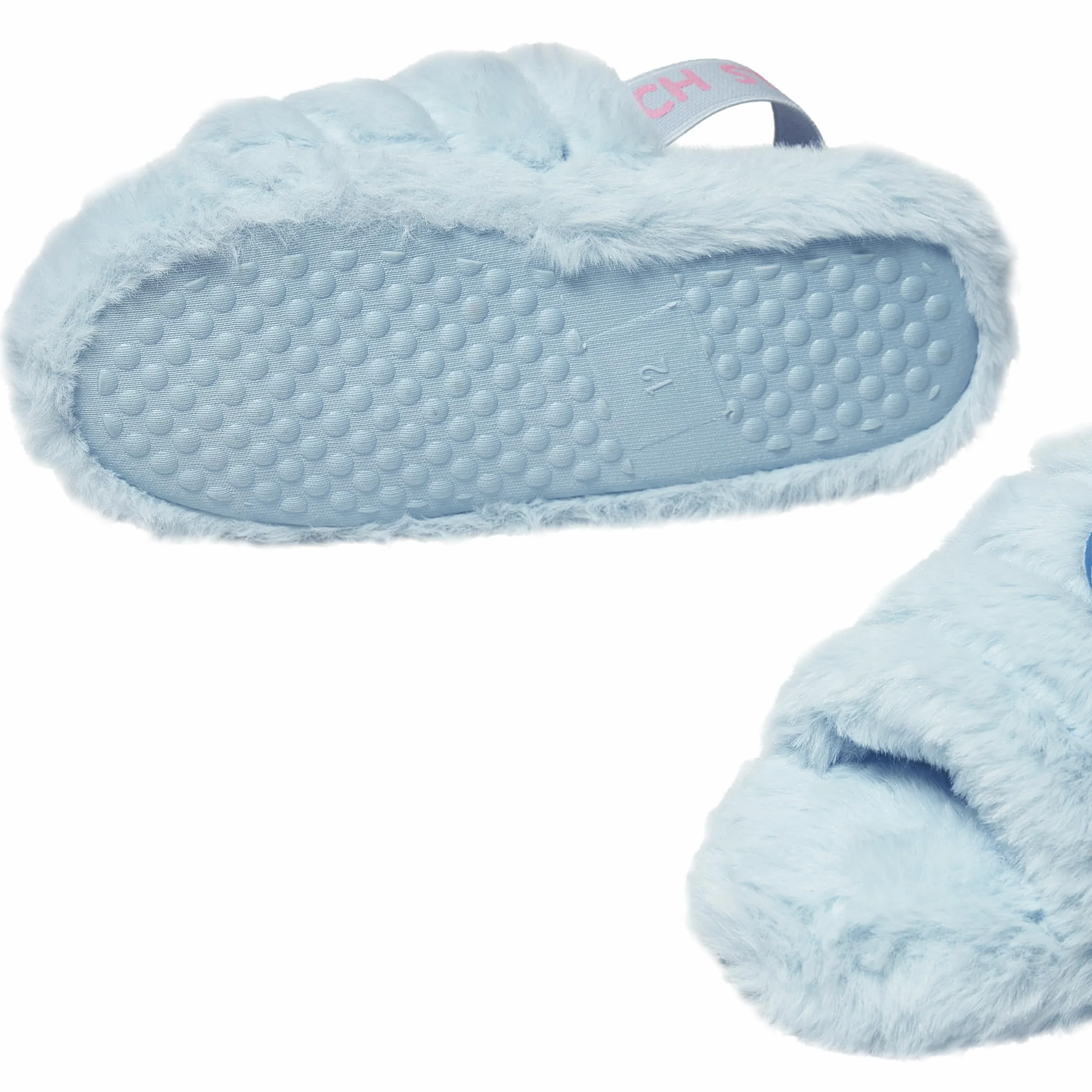 Kapcie Disney Stitch Dla Dziewczynek | Slajdy Stitch | Puszyste Slajdy | Kapcie Dla Dziewczynek