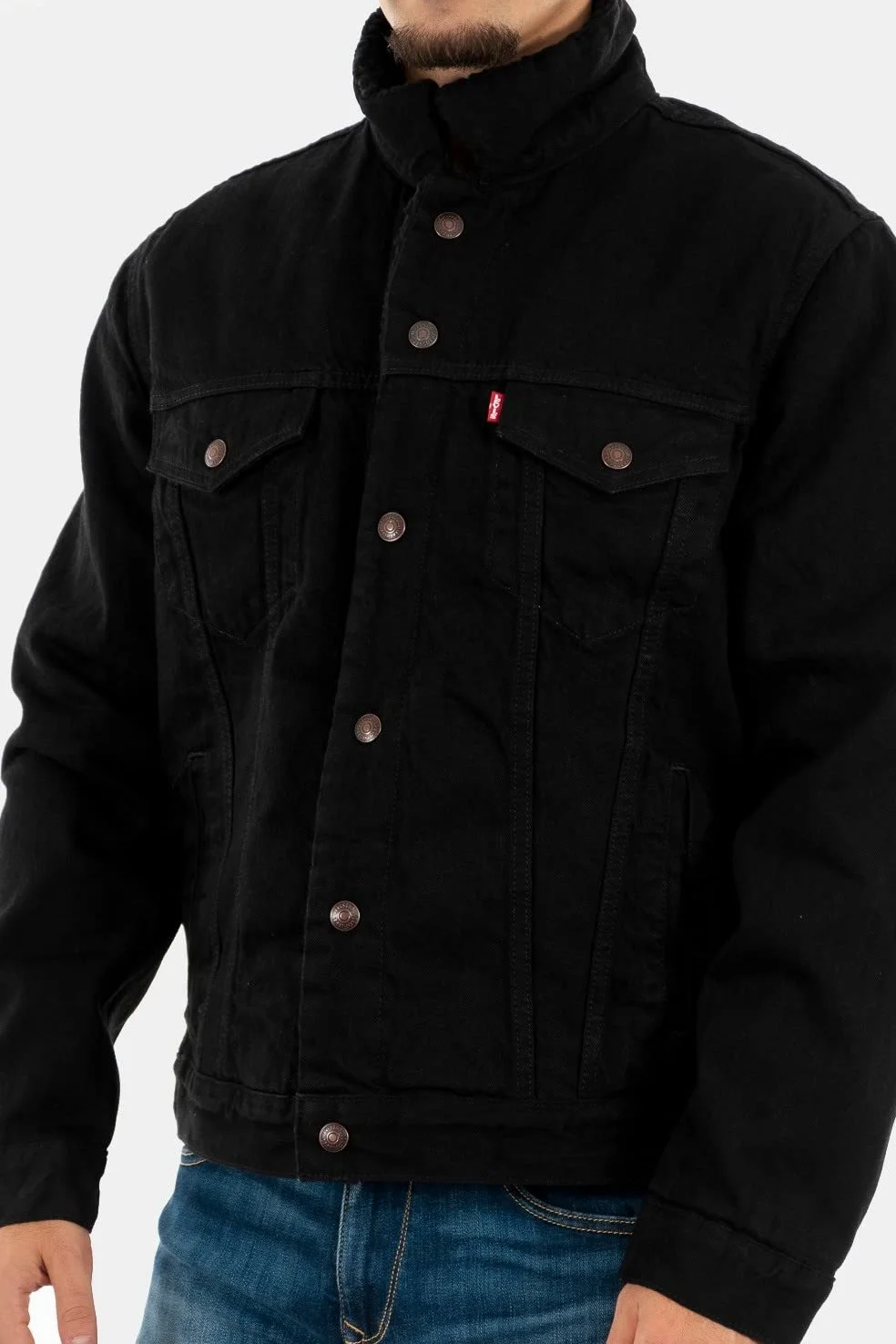 Levi's Type 3 Sherpa Trucker Kurtka Mężczyźni,Berk,S