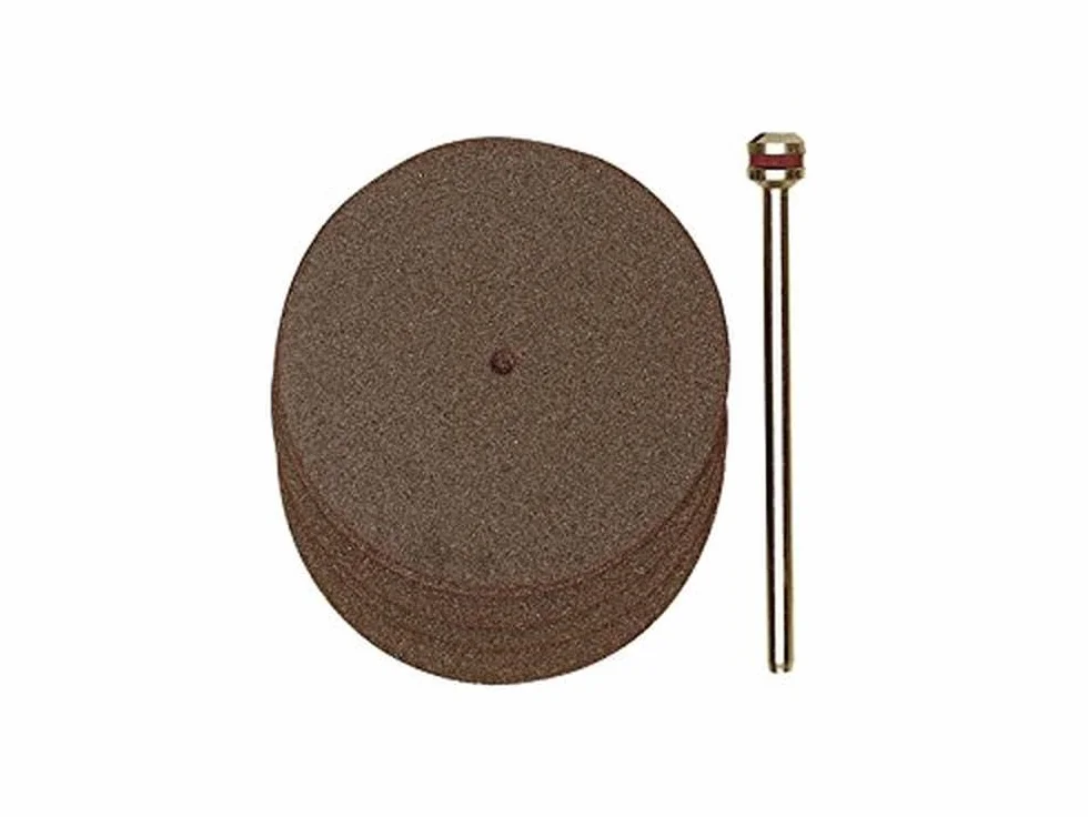 Proxxon 28820 zestaw tarcz do cięcia 38 mm 5 sztuk + nośnik, szary