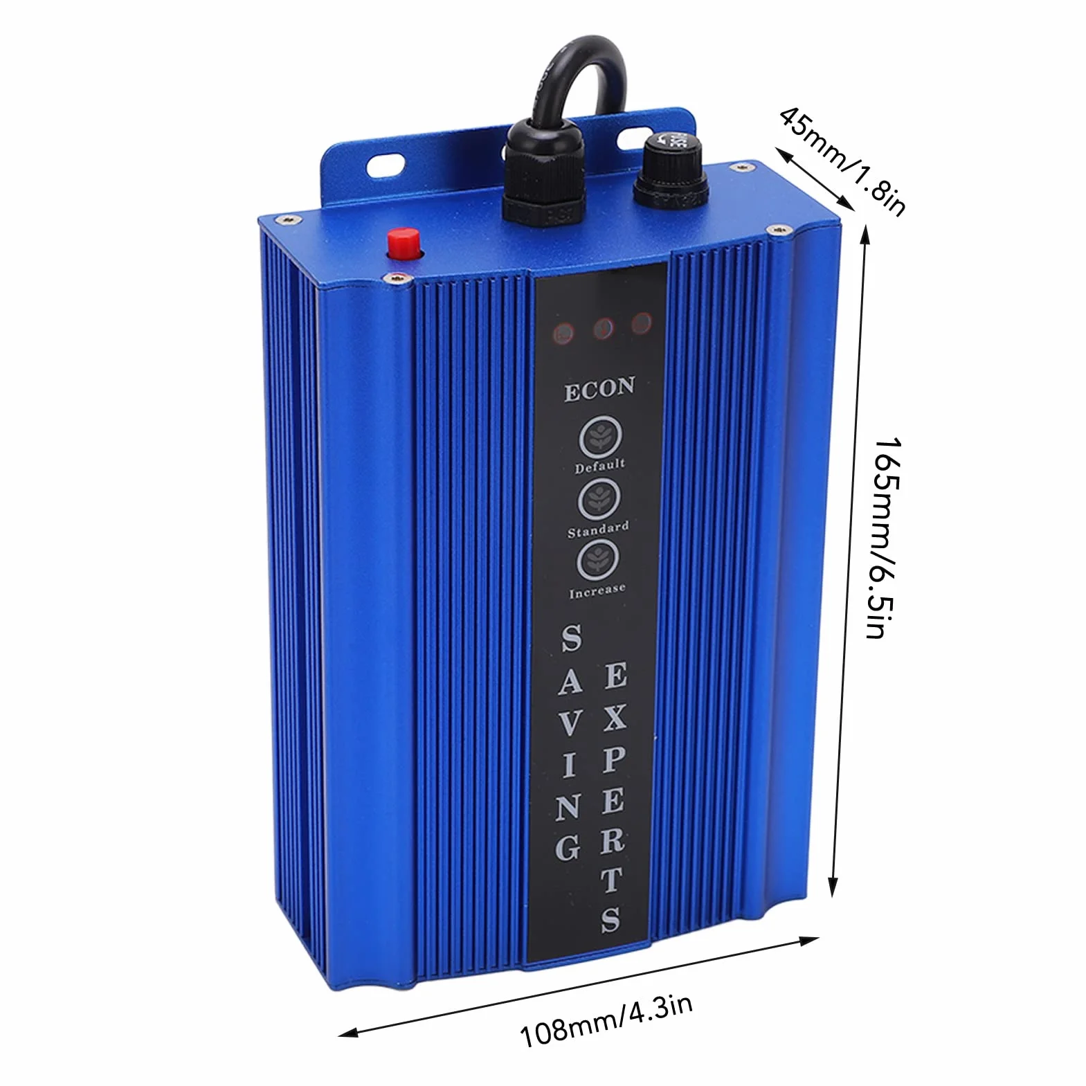 Oszczędność Energii, Ochrona Przed Wyciekami UE 90-260 V Stop Aluminium Dużej Mocy Łatwa w Użyciu Skrzynka Energooszczędna Kompaktowa z Przełącznikiem do Domu (150KW)