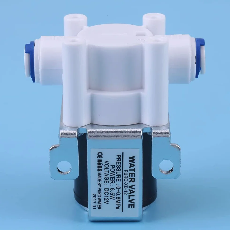 1/4 cala DC 12V elektromagnetyczny zawór elektryczny Normalnie zamknięty zawór oczyszczający wodę