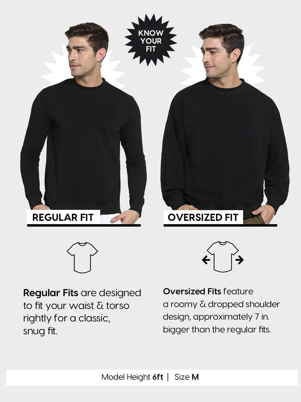 Bewakoof X Marvel Spider-Man Męska bluza oversize z mieszanki bawełny, Bewakoof Heavy Duty 1.0 | męska bluza zimowa