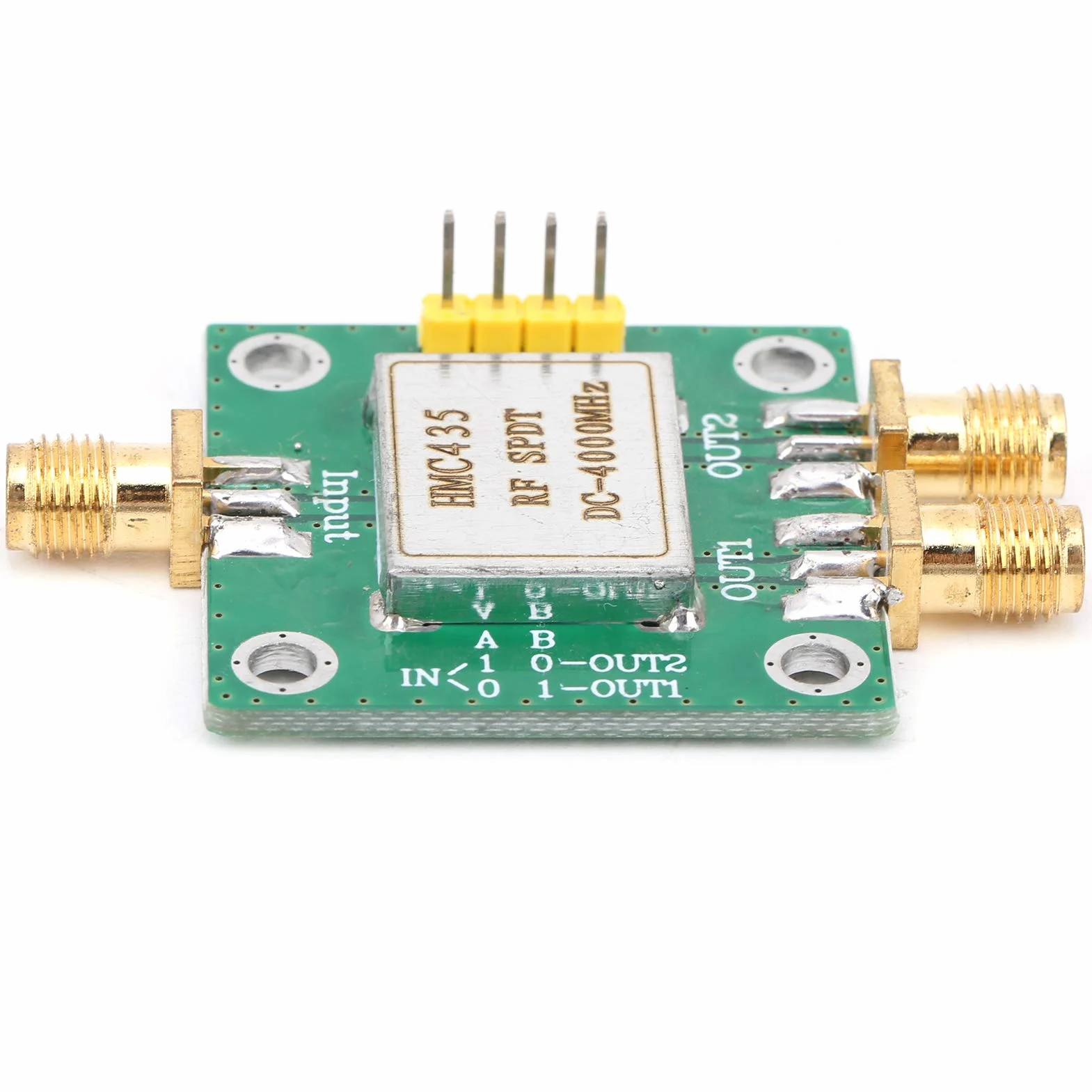 Moduł przełącznika RF, przełącznik RF SPDT jednobiegunowy podwójny rzut moduł przełącznika RF wysoka częstotliwość DC-4000 MHz