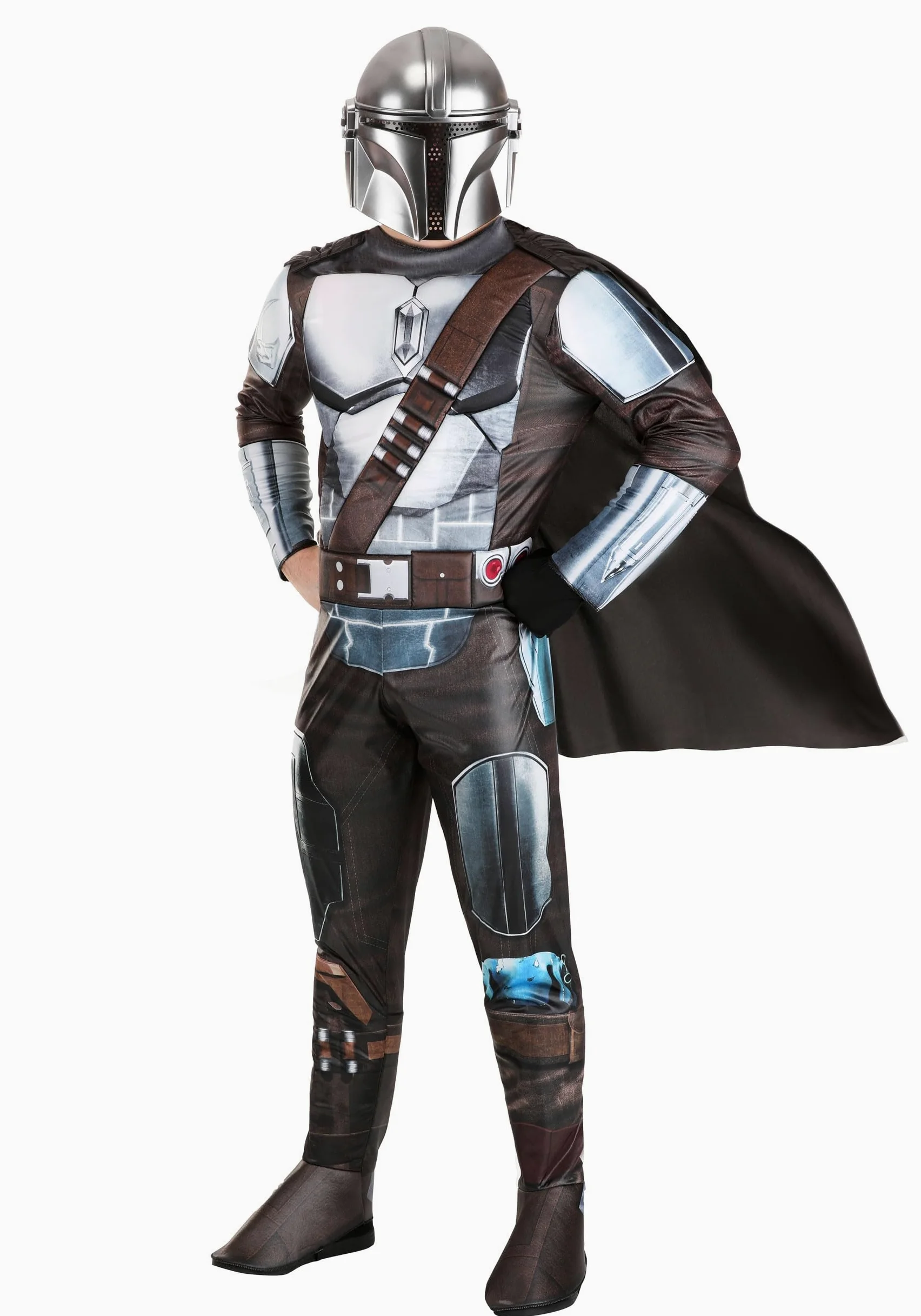 STAR WARS Deluxe kostium mandaloriański dla dorosłych, męski kostium na Halloween, oficjalna licencja