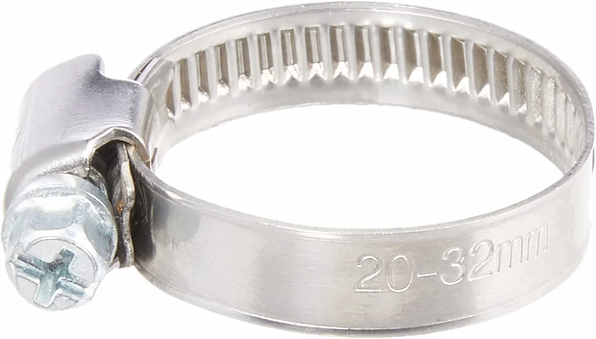 Cornat T308303 obejma do węża - Ø 20-32 mm rozpiętość - szerokość paska 9 mm - 2 sztuki w zestawie - ze stali nierdzewnej/zacisk do węża/mocowanie węża / T308303