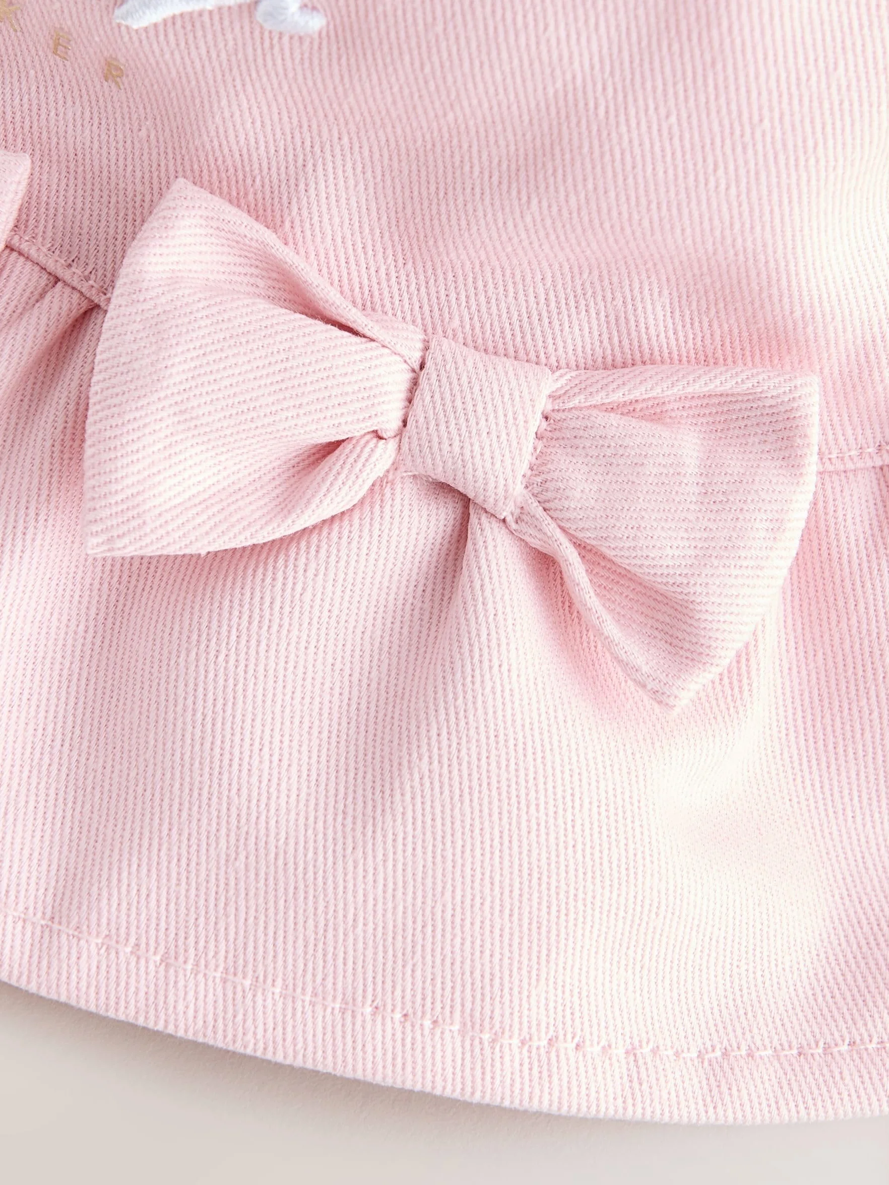 Starsze dziewczynki Różowy kapelusz wędkarski z logo Baker by Ted Baker