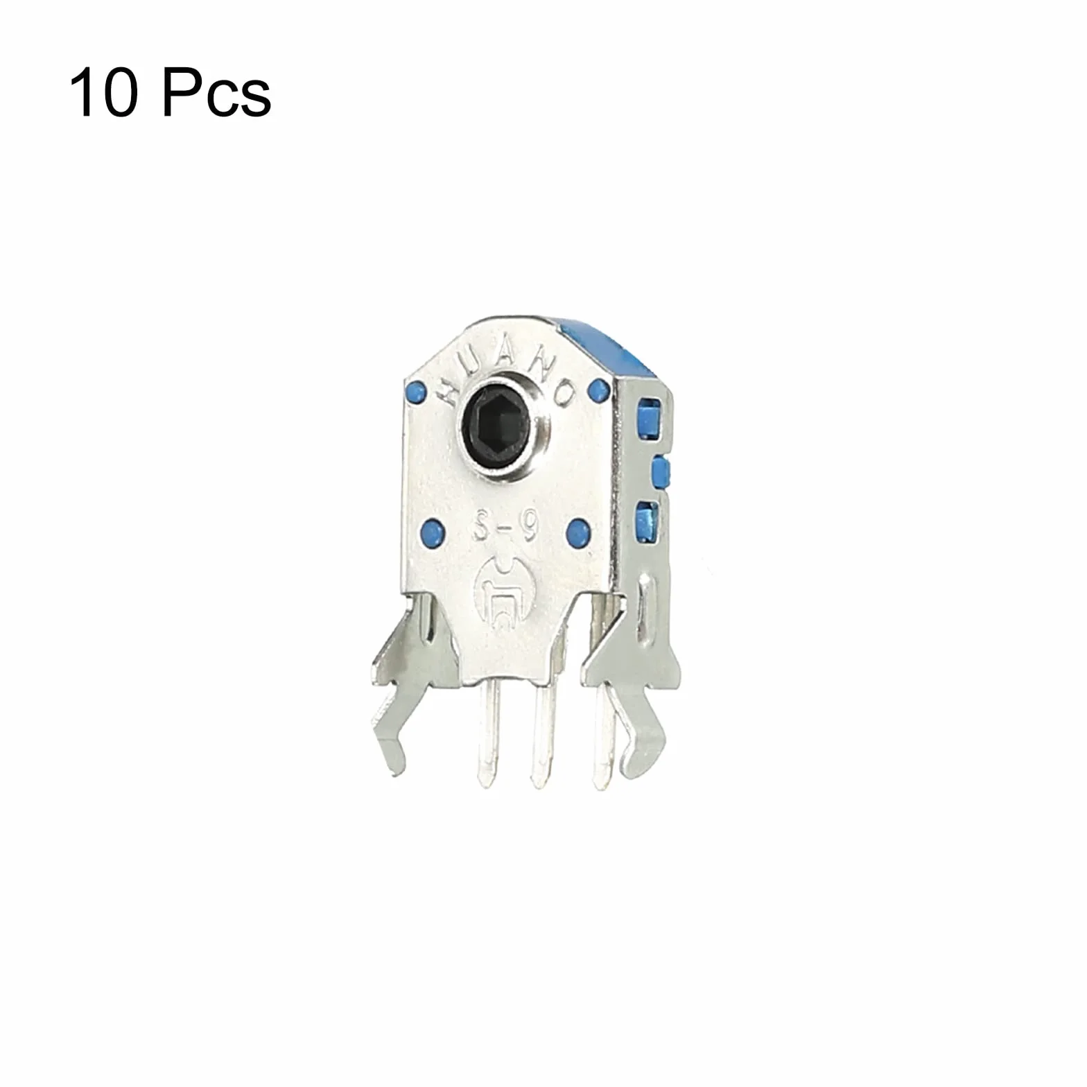sourcing map Mysz Koder Koła 9 mm 300W Dokładny Czas Dekoder obrotowy Mysz Przewiń Koło Enkoder 10 Sztuk