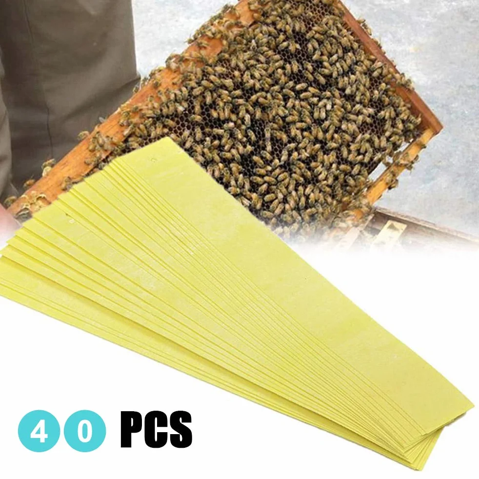 Manhao Fluvalinate paski 40 szt. Manhao Fluvalinate paski roztocza Varroa medycyna pszczelarska
