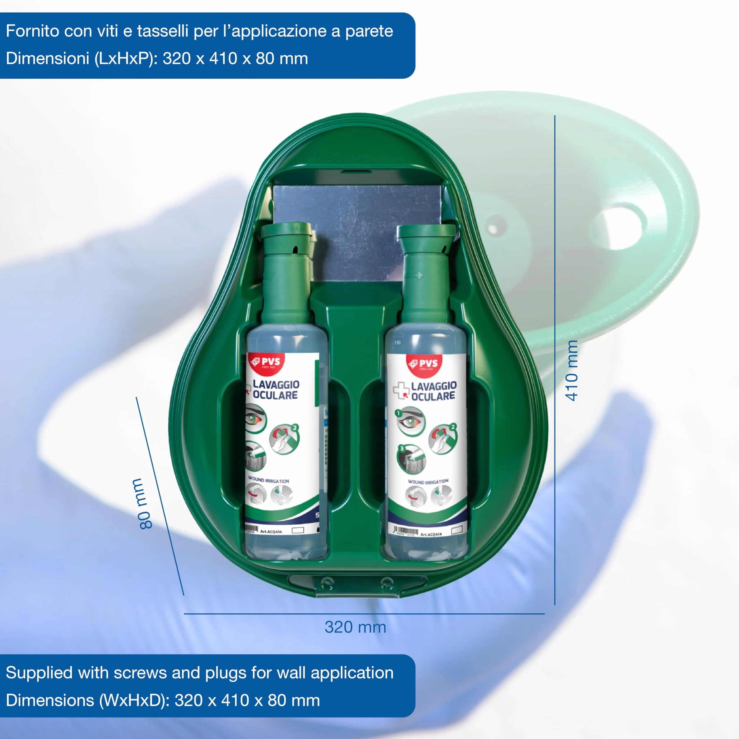 GIMA 34889 Drop Eye Wash Station